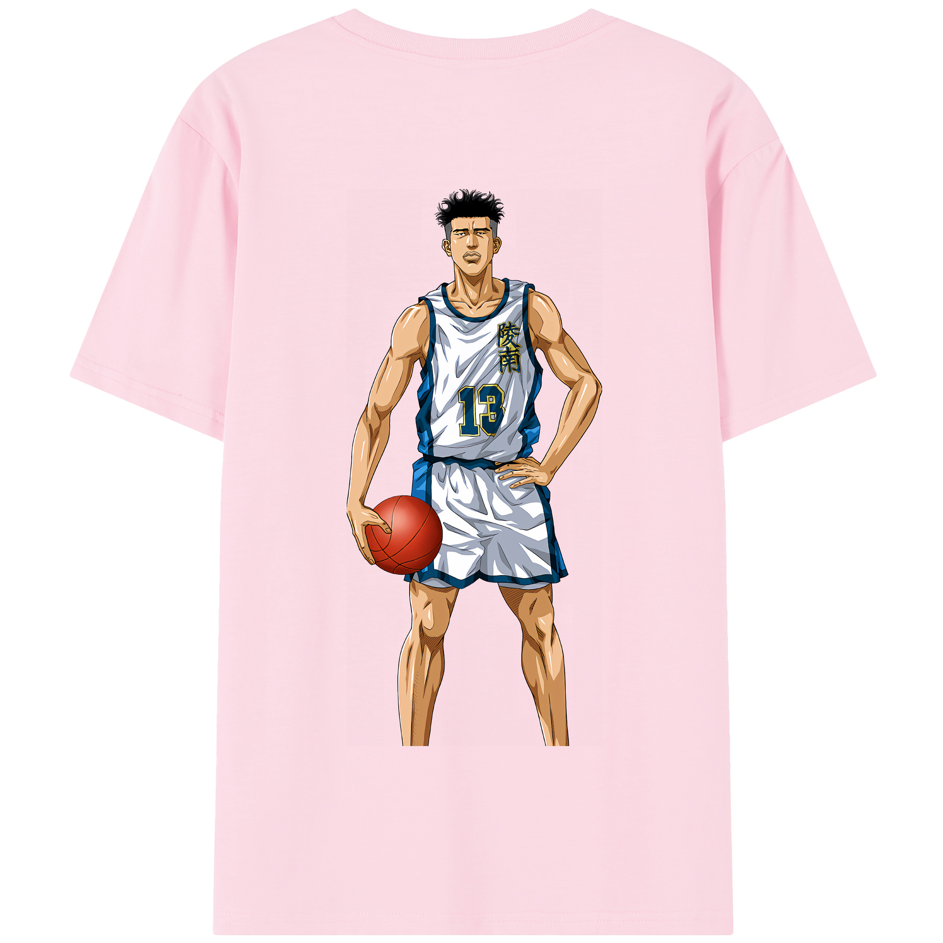 SLAM DUNK／スラムダンク 綿100％半袖Tシャツ（背面プリント）