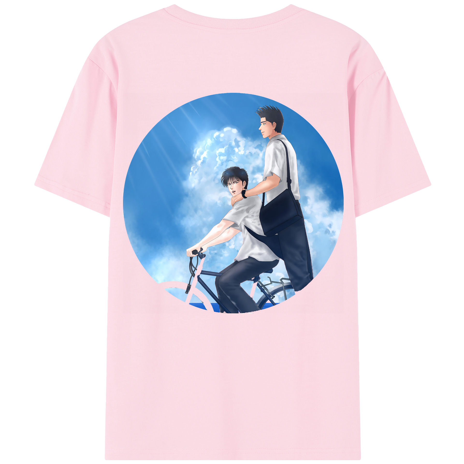 SLAM DUNK／スラムダンク 綿100％半袖Tシャツ（背面プリント）
