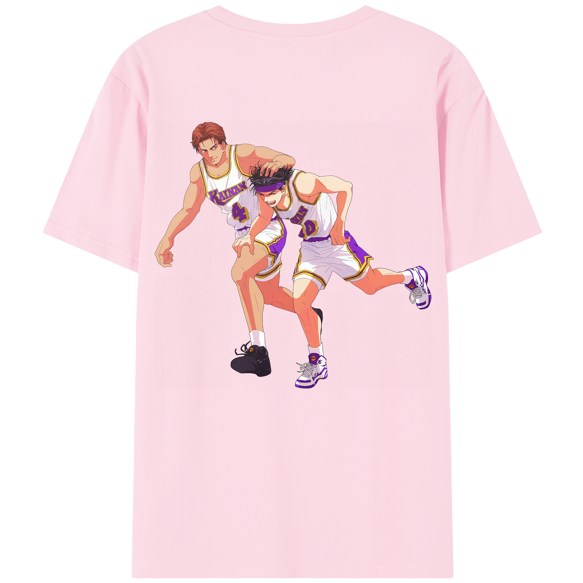 SLAM DUNK／スラムダンク 綿100％半袖Tシャツ（背面プリント）