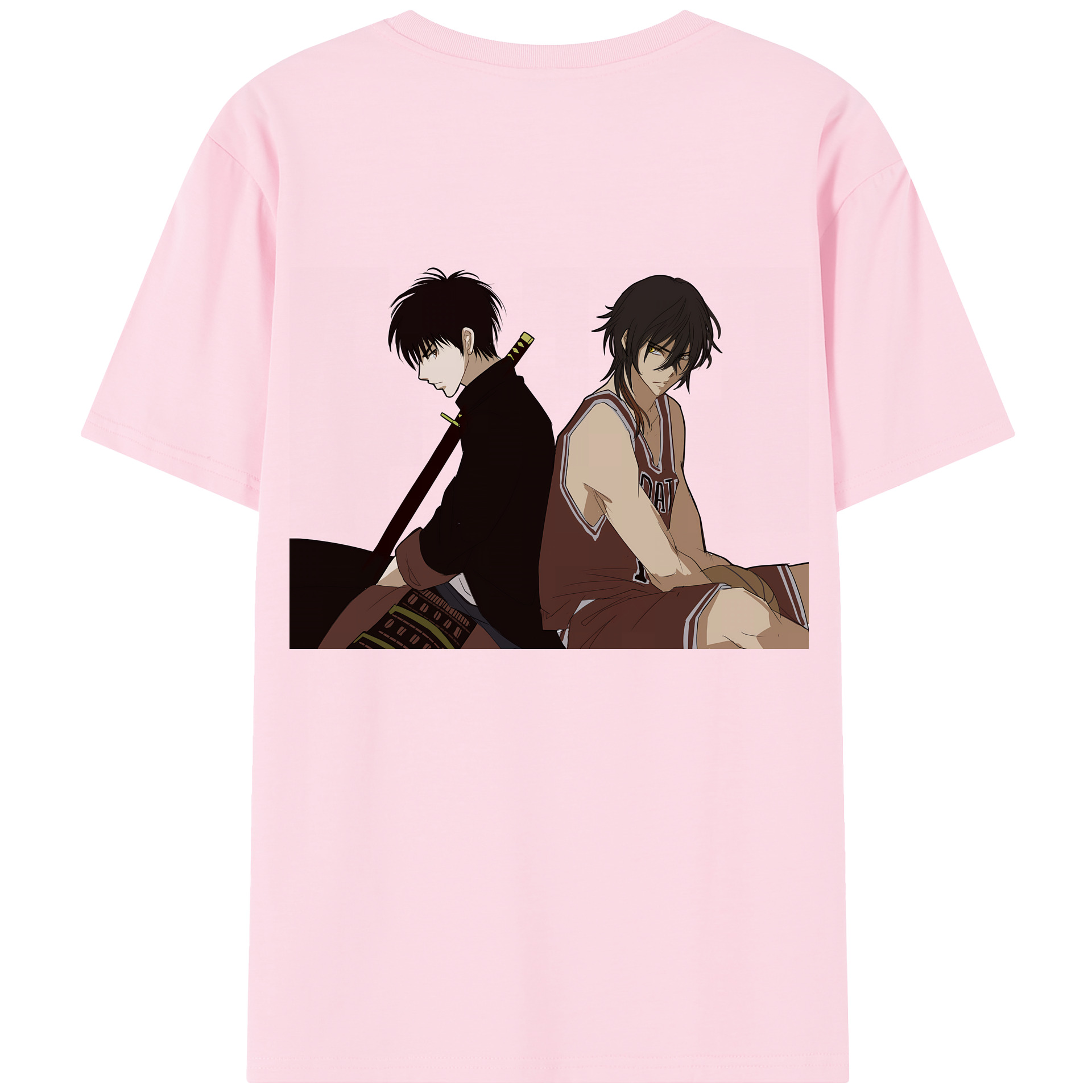 SLAM DUNK／スラムダンク 綿100％半袖Tシャツ（背面プリント）