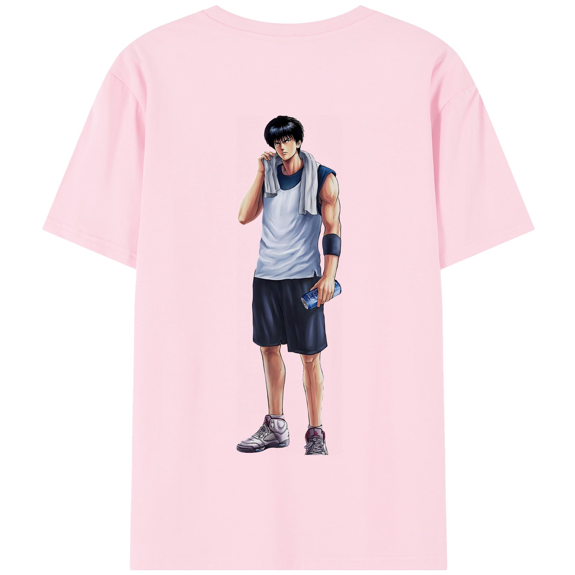 SLAM DUNK／スラムダンク 綿100％半袖Tシャツ（背面プリント）