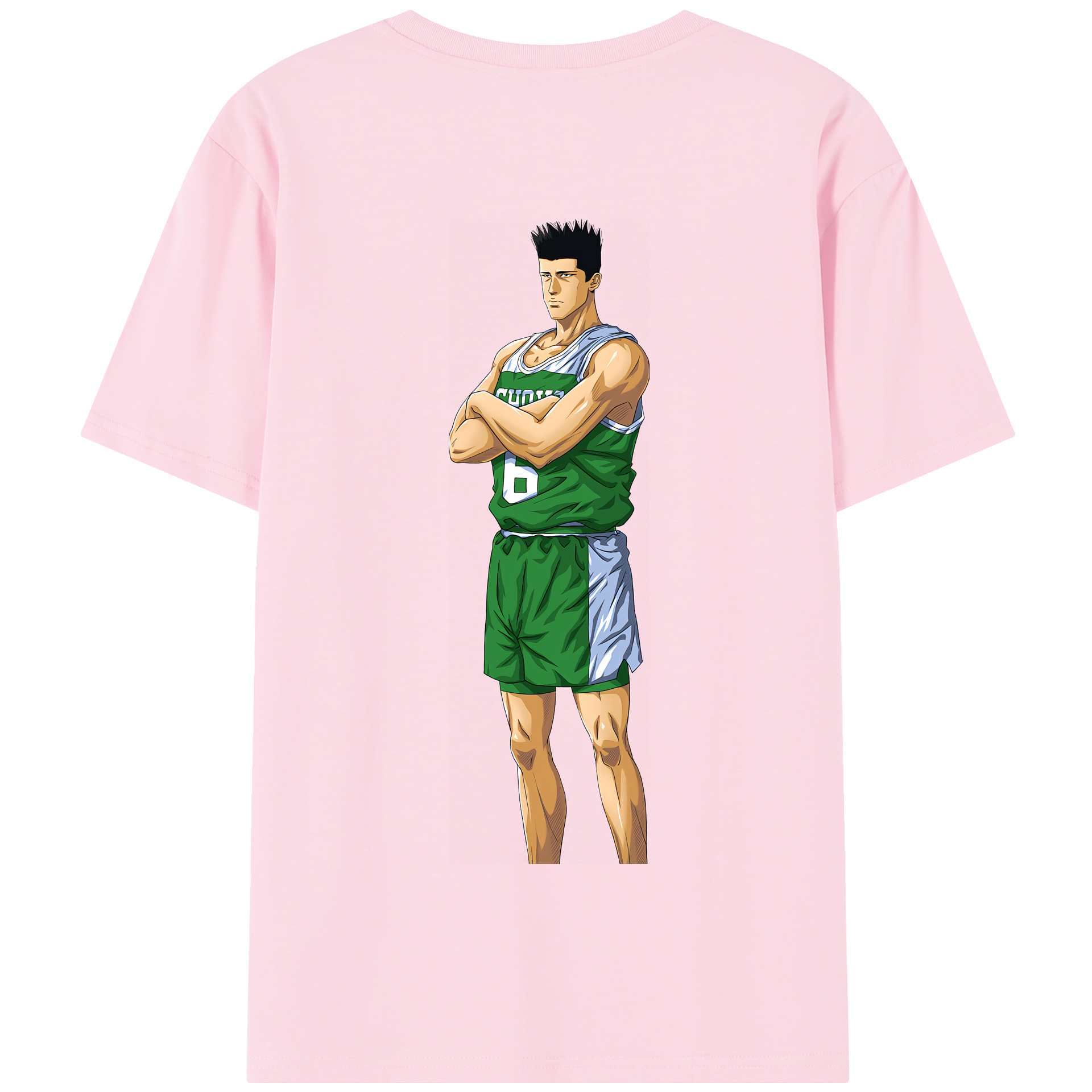 SLAM DUNK／スラムダンク 綿100％半袖Tシャツ（背面プリント）