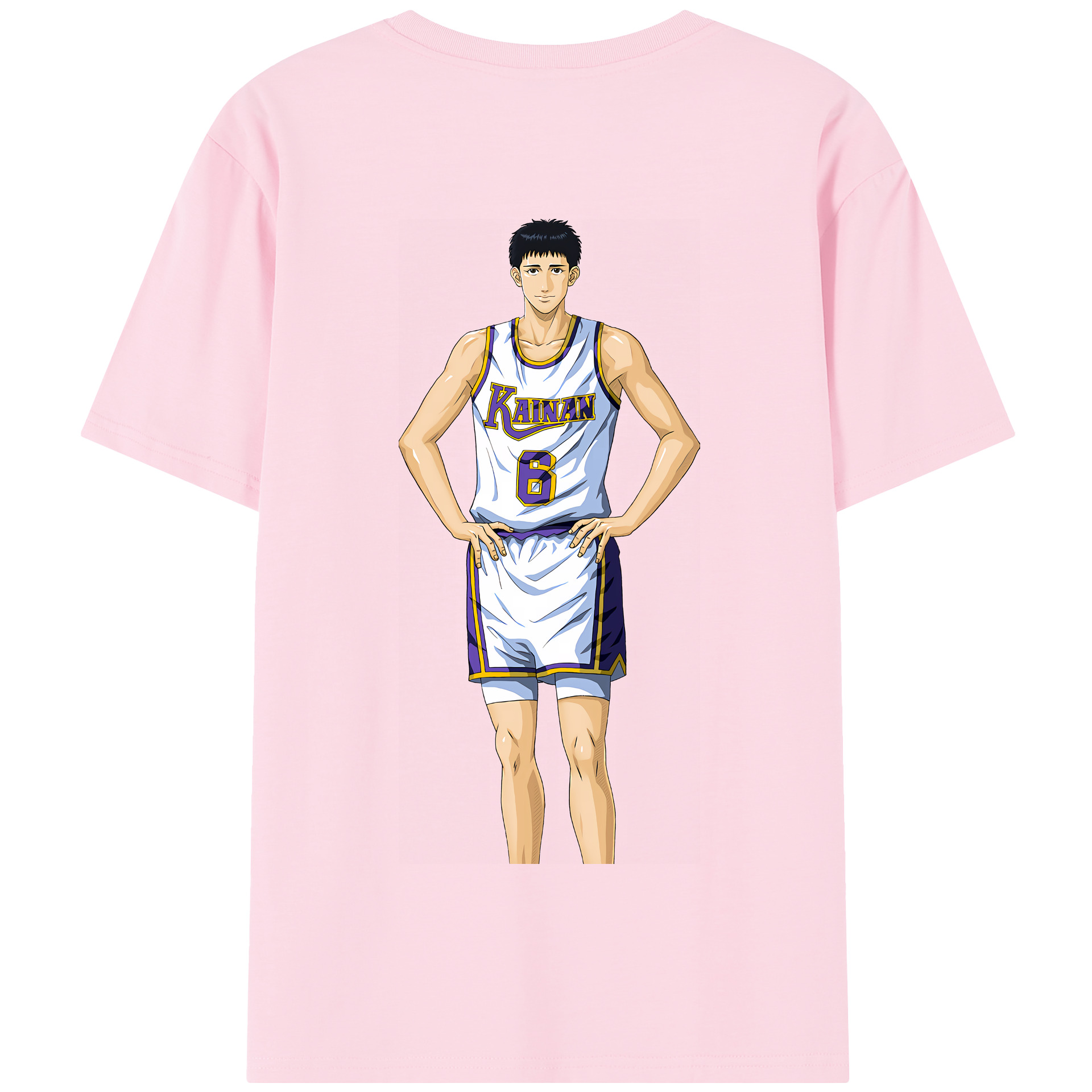 SLAM DUNK／スラムダンク 綿100％半袖Tシャツ（背面プリント）