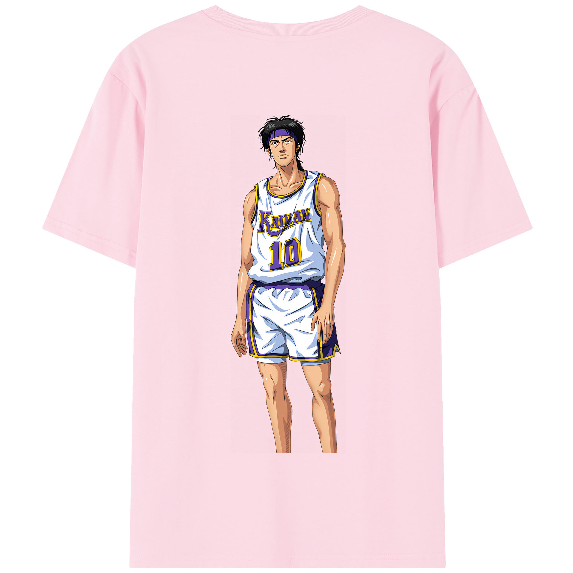 SLAM DUNK／スラムダンク 綿100％半袖Tシャツ（背面プリント）