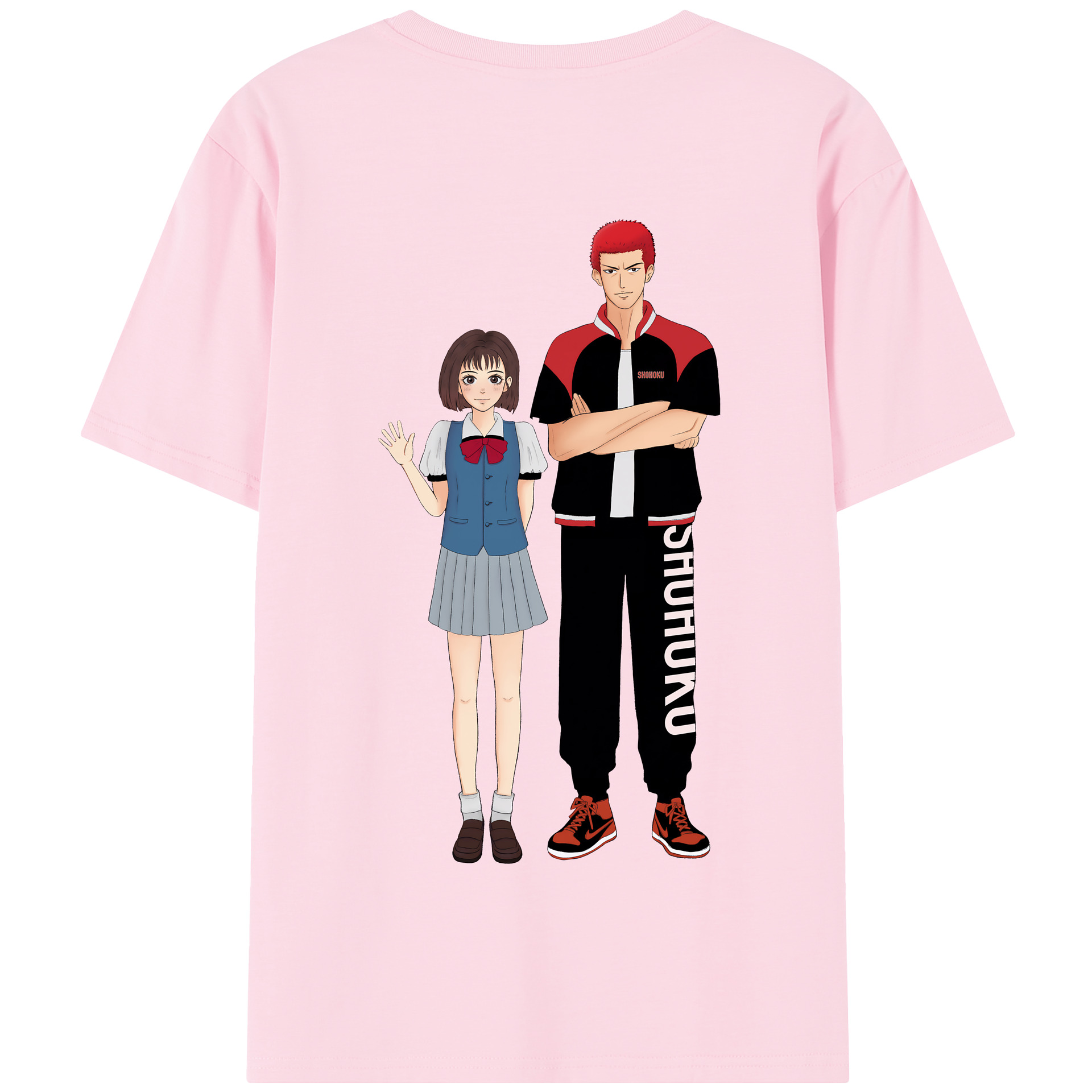 SLAM DUNK／スラムダンク 綿100％半袖Tシャツ（背面プリント）