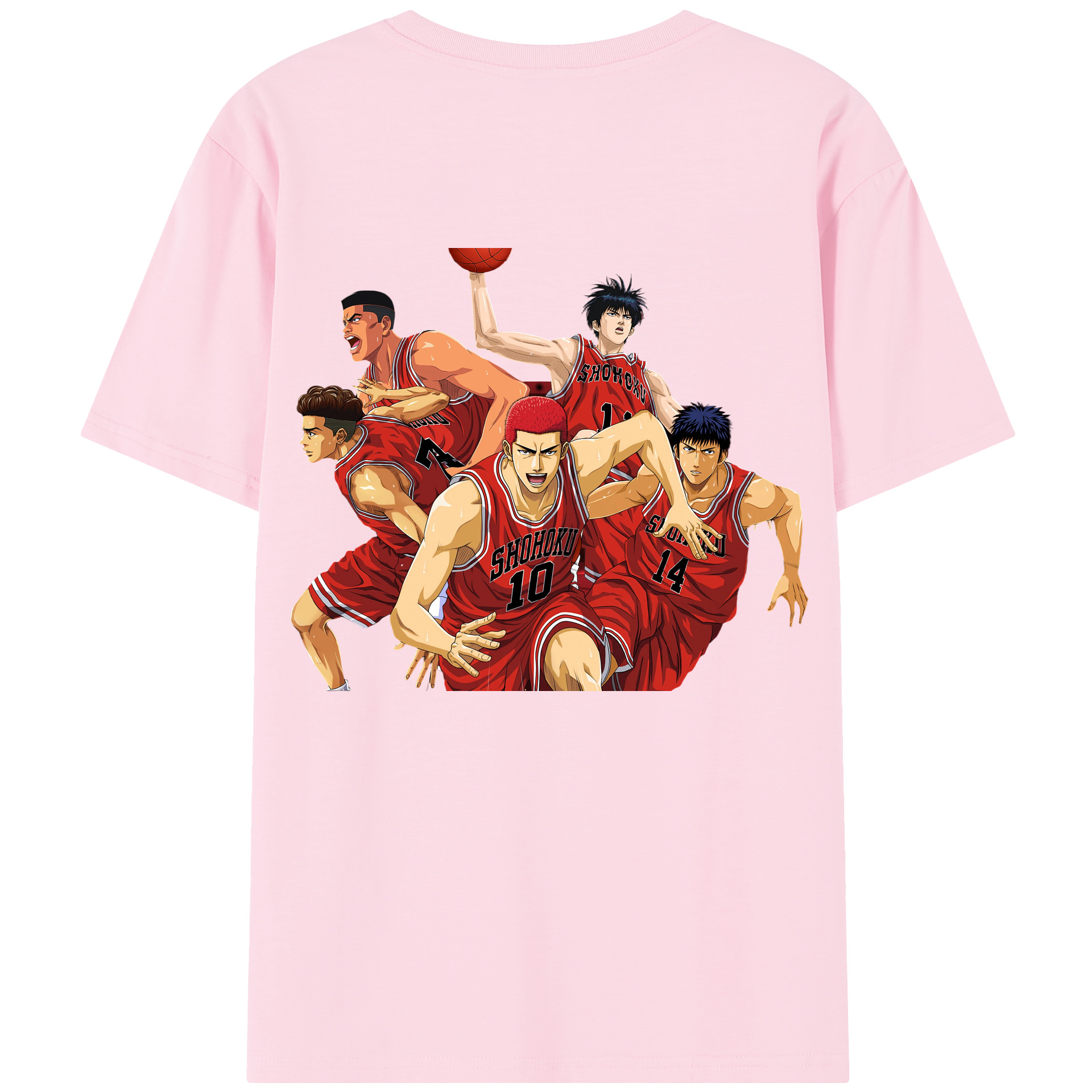 （画像用） SLAM DUNK／スラムダンク 綿100％半袖Tシャツ（背面プリント）