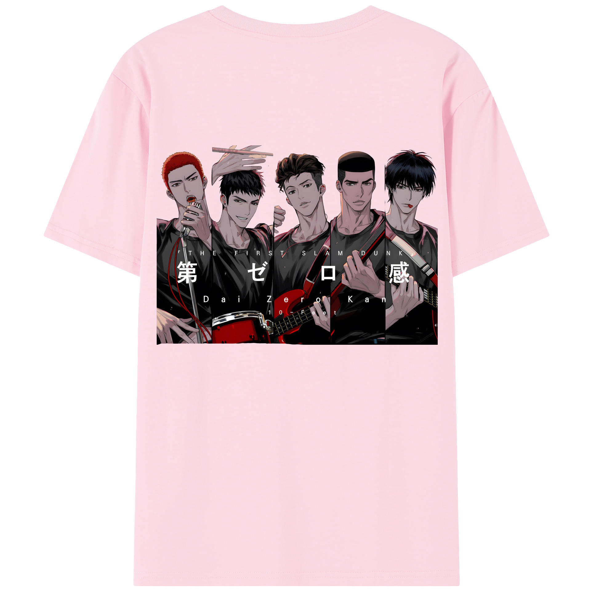 SLAM DUNK／スラムダンク 綿100％半袖Tシャツ（背面プリント）