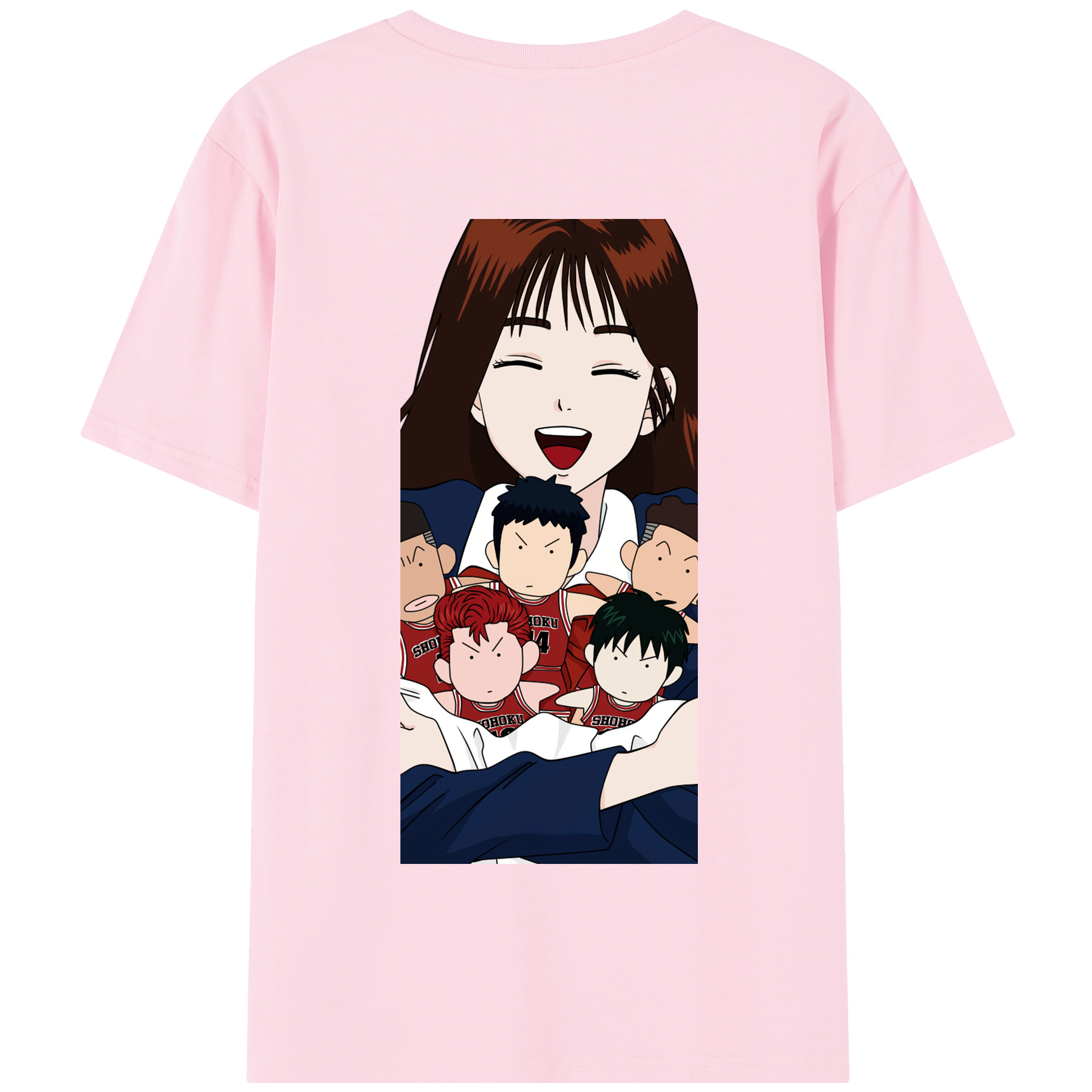 SLAM DUNK／スラムダンク 綿100％半袖Tシャツ（背面プリント）