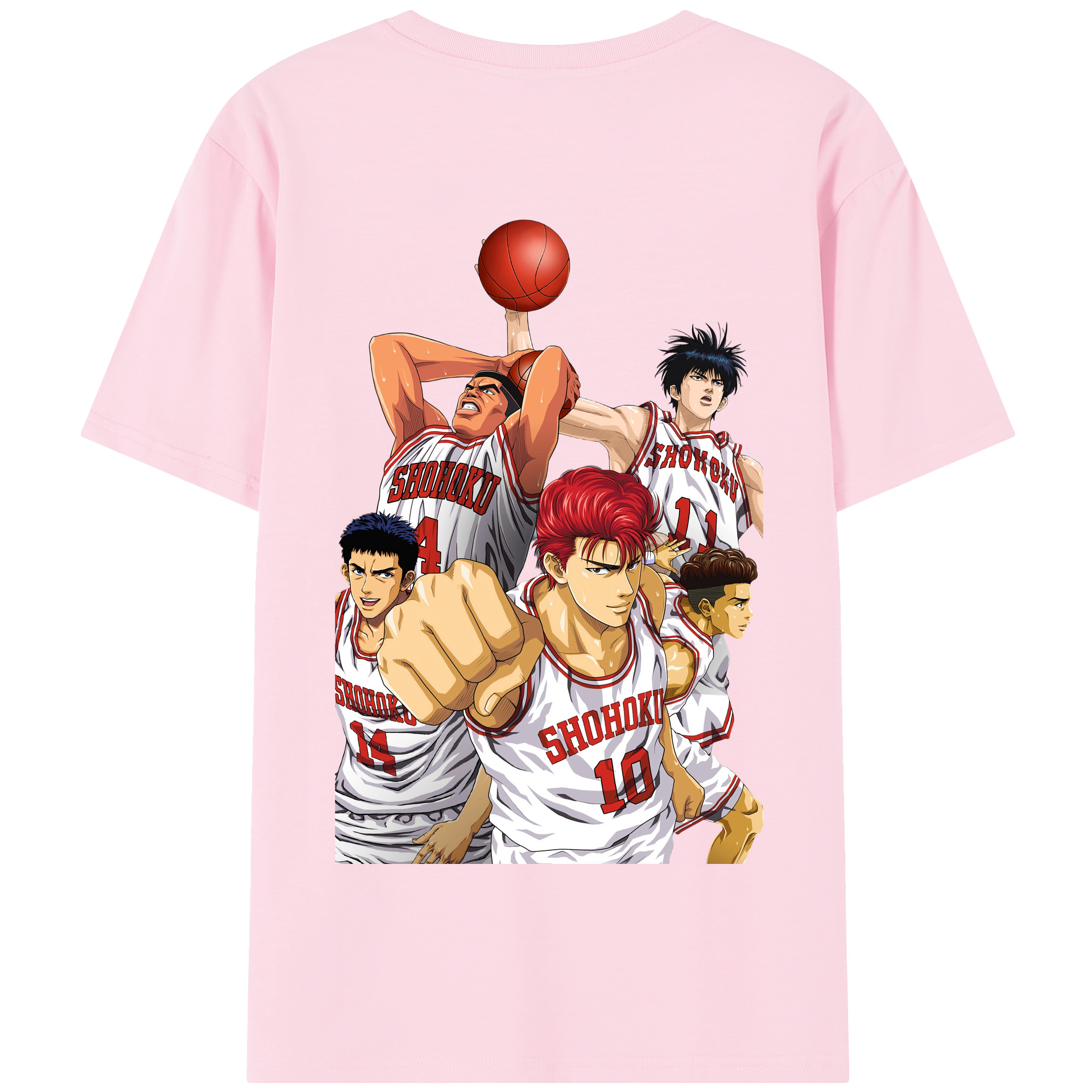 （画像用） SLAM DUNK／スラムダンク 綿100％半袖Tシャツ（背面プリント）