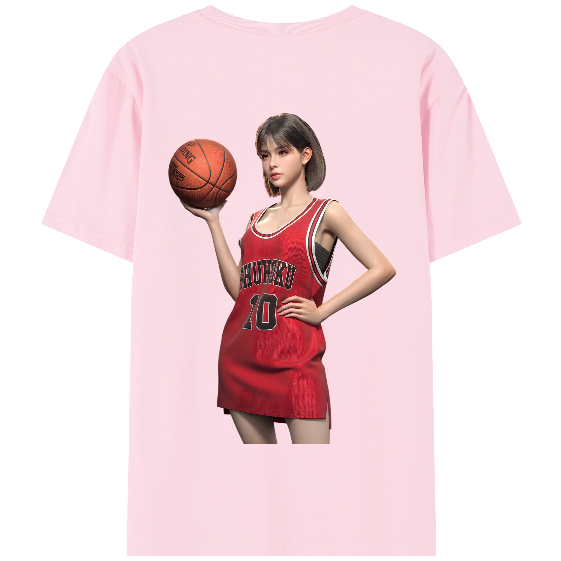 SLAM DUNK／スラムダンク 綿100％半袖Tシャツ（背面プリント）