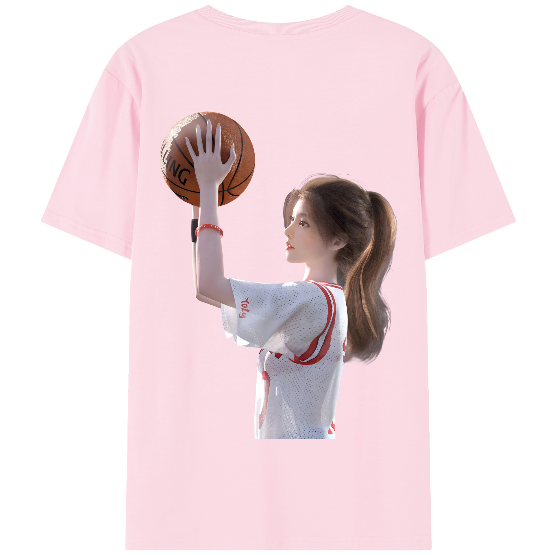 SLAM DUNK／スラムダンク 綿100％半袖Tシャツ（背面プリント）