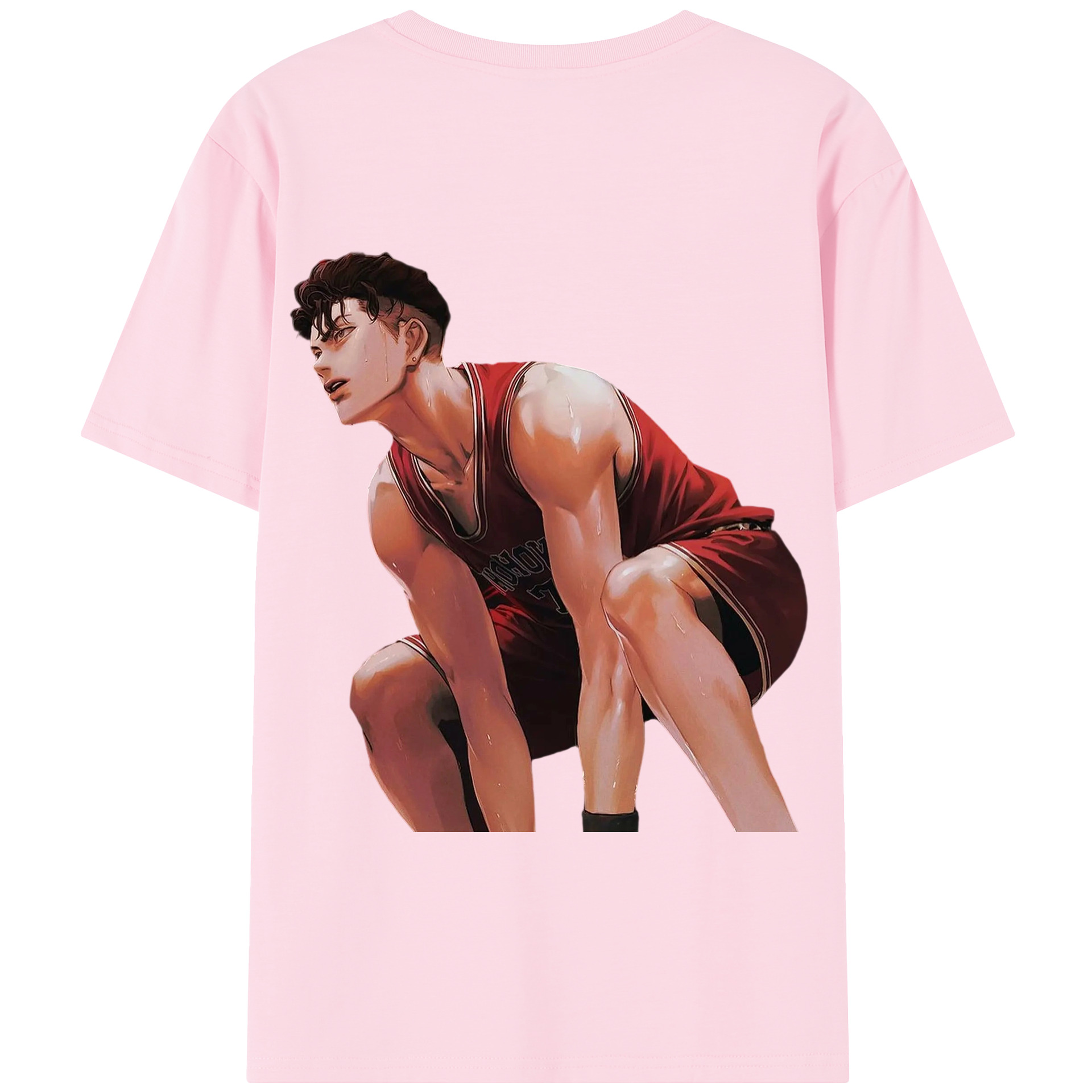 SLAM DUNK／スラムダンク 綿100％半袖Tシャツ（背面プリント）