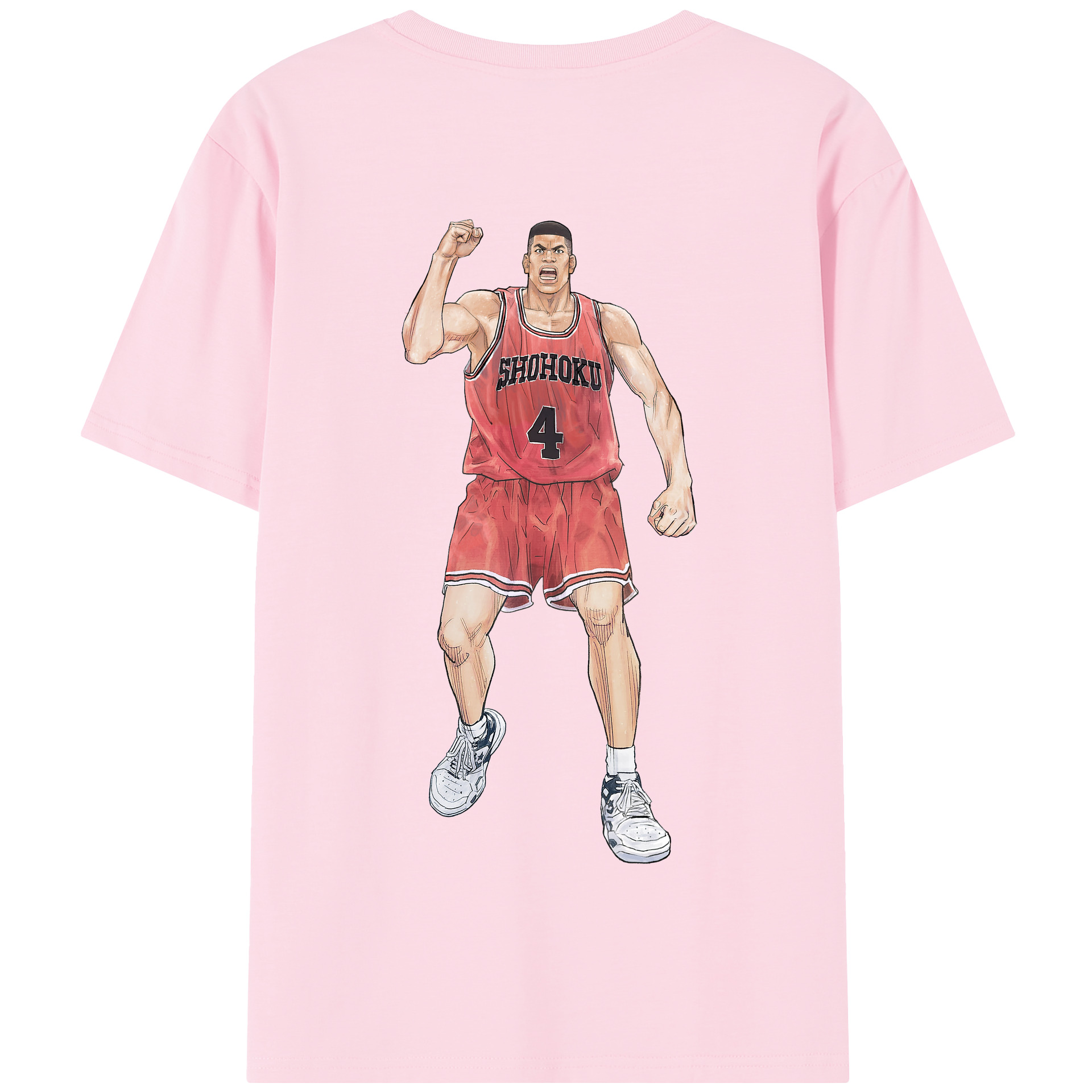 SLAM DUNK／スラムダンク 綿100％半袖Tシャツ（背面プリント）