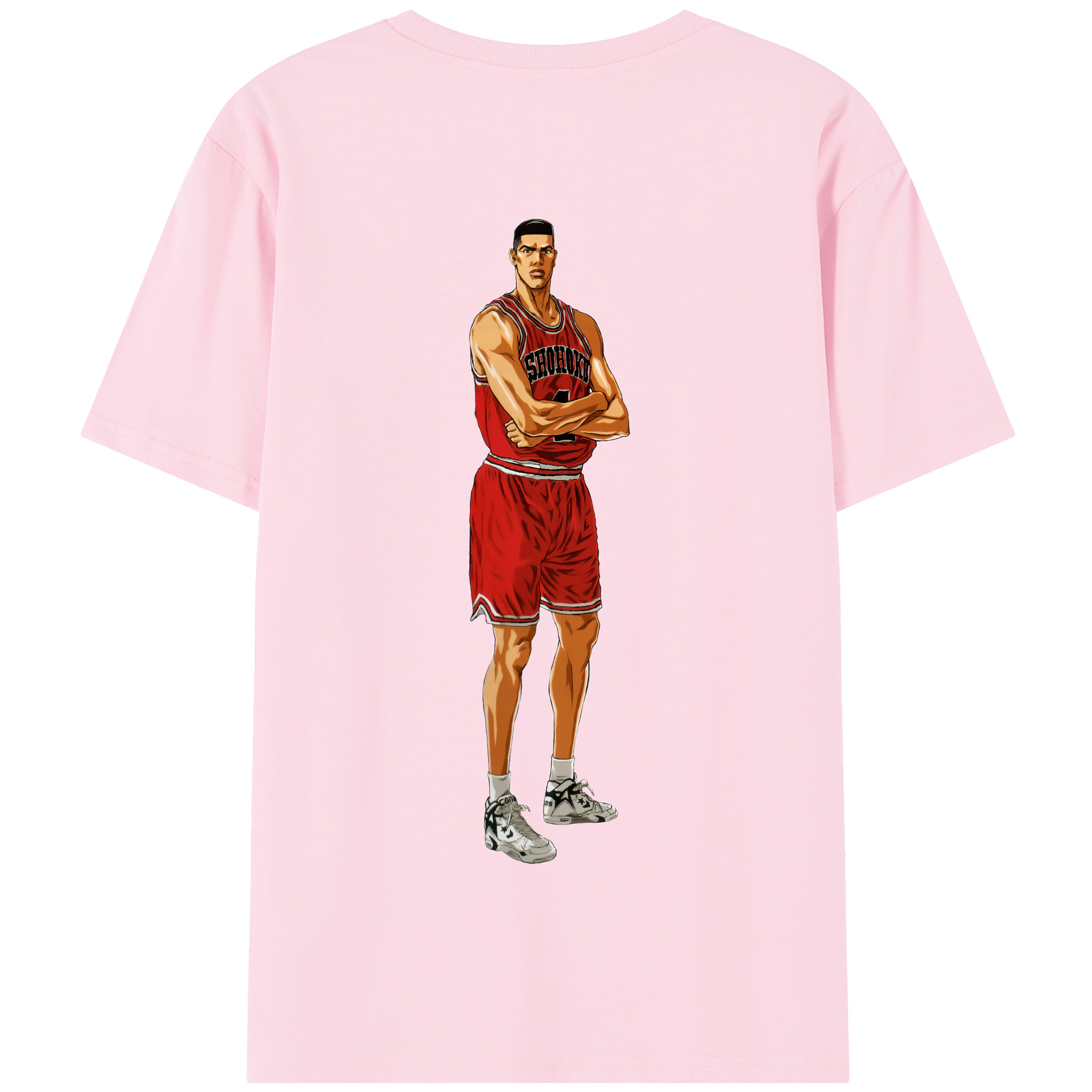 SLAM DUNK／スラムダンク 綿100％半袖Tシャツ（背面プリント）