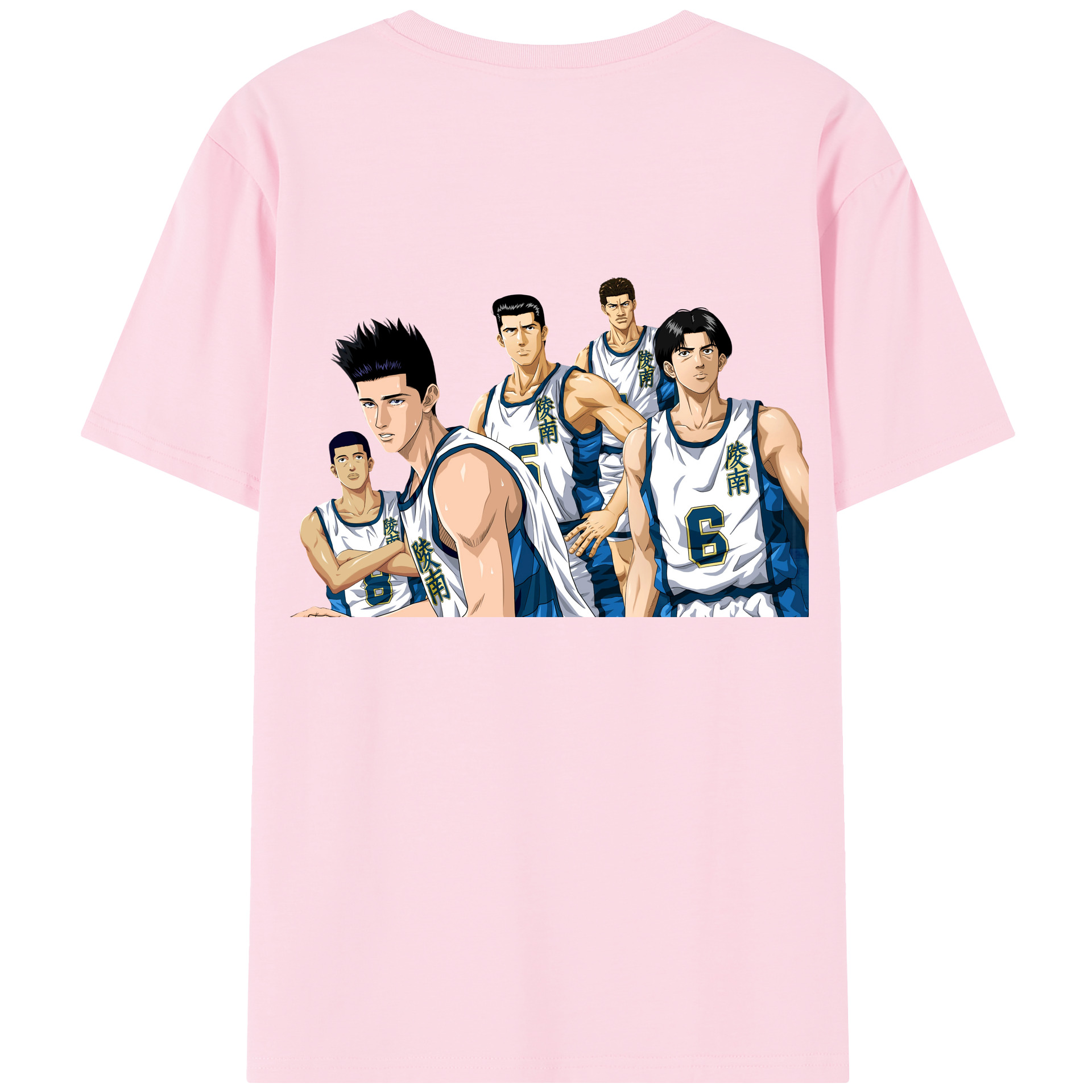 SLAM DUNK／スラムダンク 綿100％半袖Tシャツ（背面プリント）
