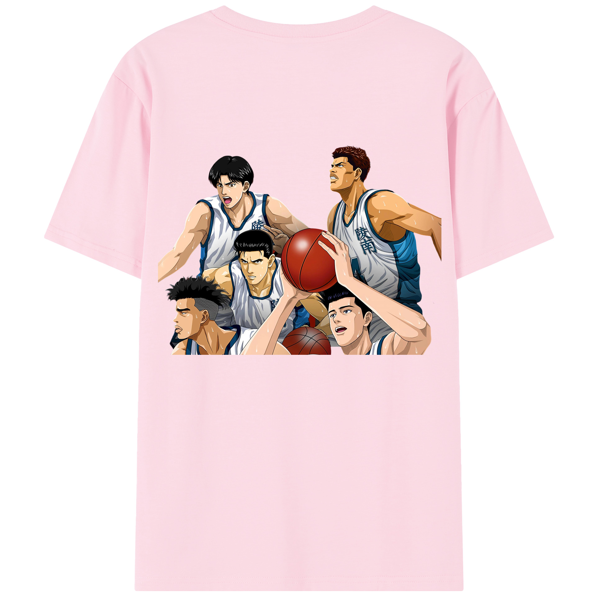 SLAM DUNK／スラムダンク 綿100％半袖Tシャツ（背面プリント）