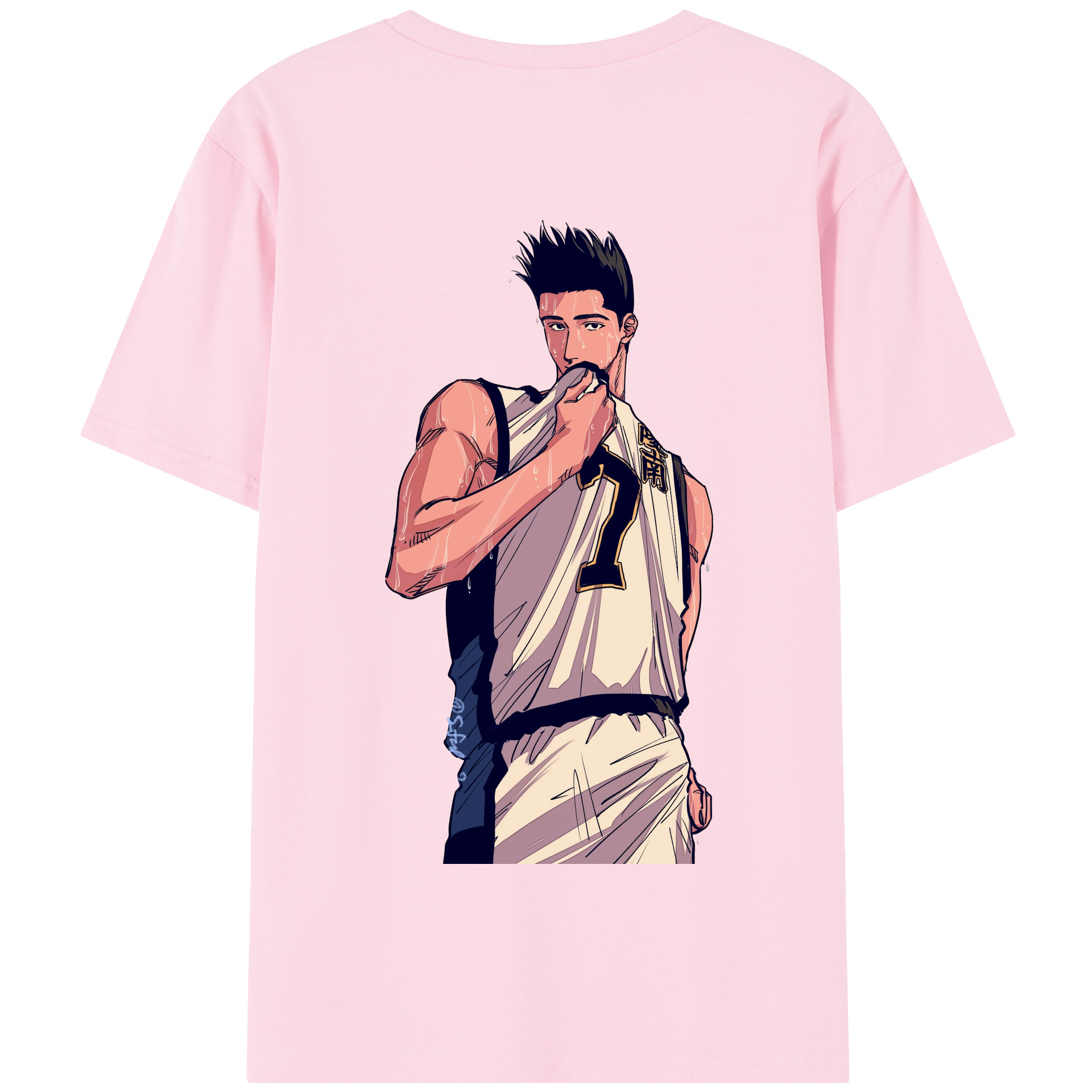 SLAM DUNK／スラムダンク 綿100％半袖Tシャツ（背面プリント）