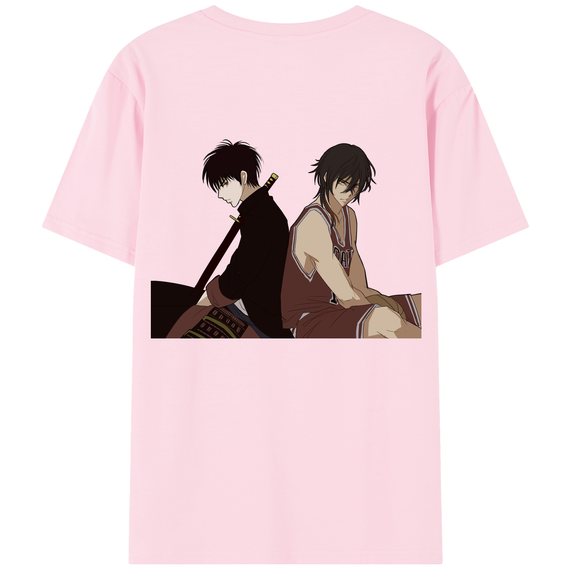 SLAM DUNK／スラムダンク 綿100％半袖Tシャツ（背面プリント）