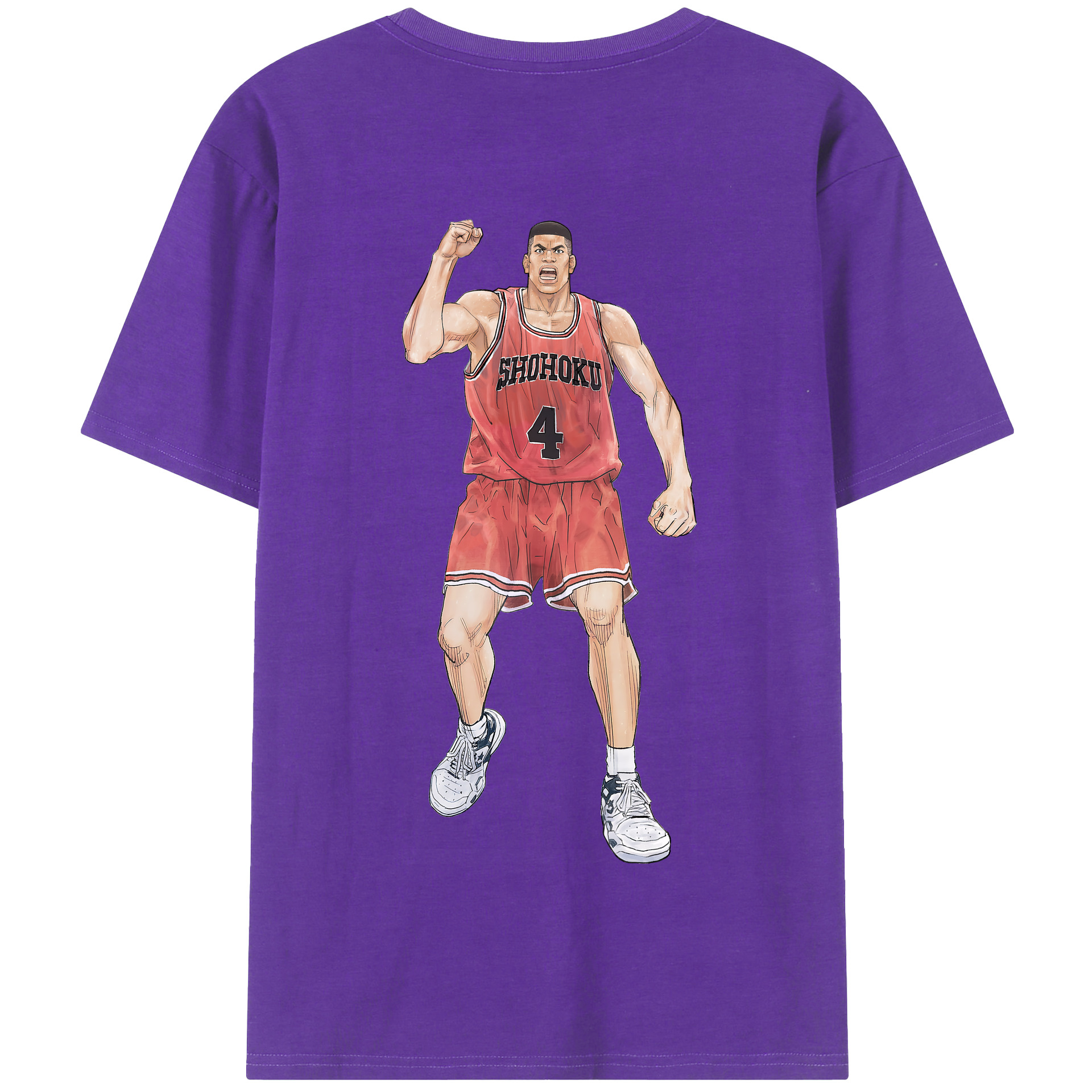 （画像用） SLAM DUNK／スラムダンク 綿100％半袖Tシャツ（背面プリント）
