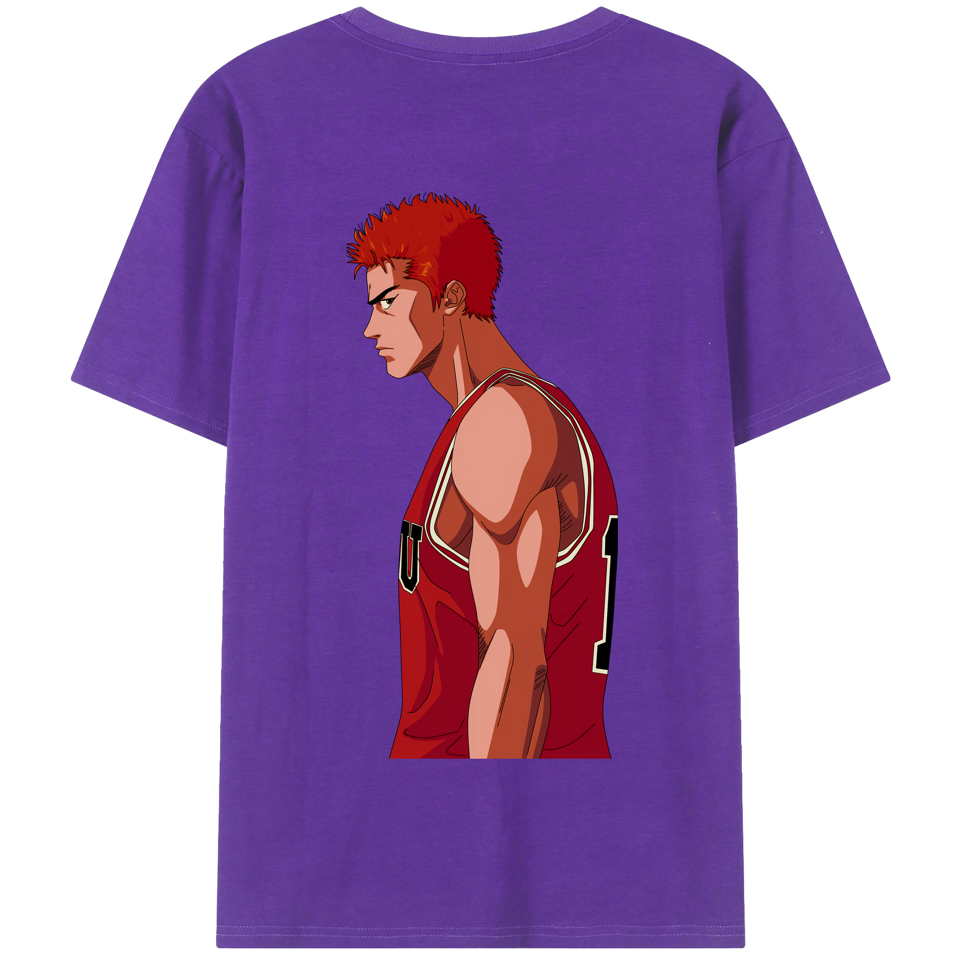 SLAM DUNK／スラムダンク 綿100％半袖Tシャツ（背面プリント）