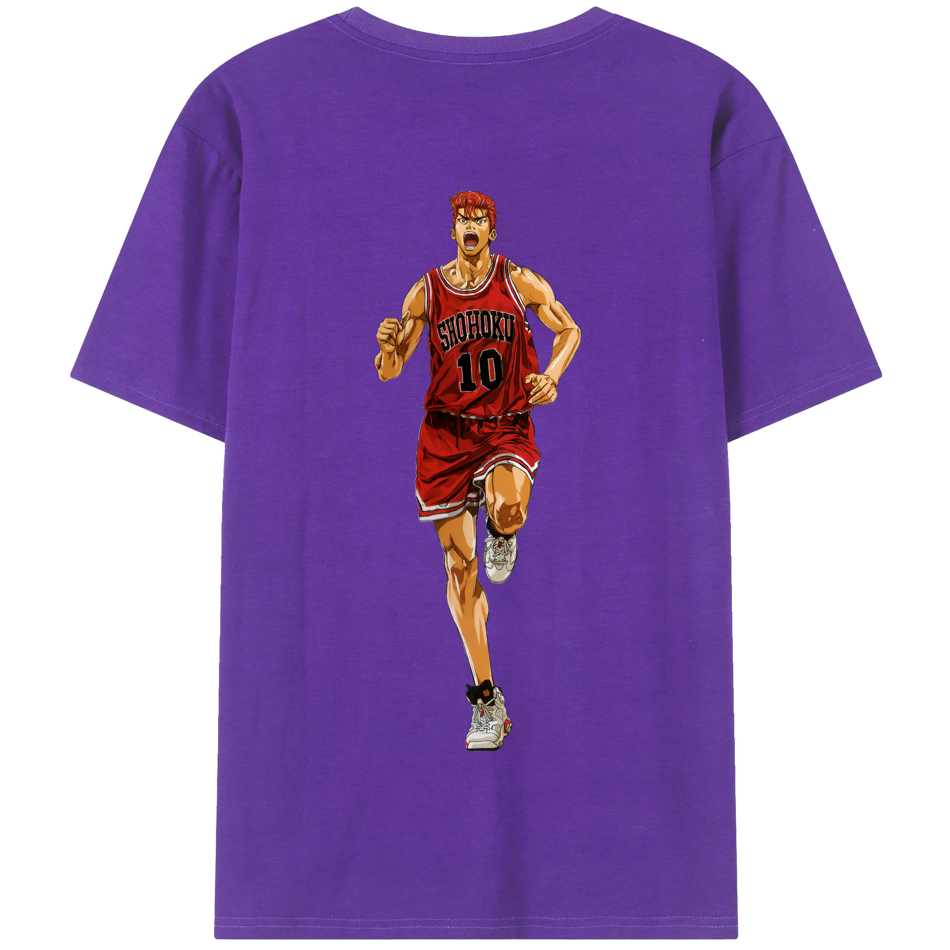 SLAM DUNK／スラムダンク 綿100％半袖Tシャツ（背面プリント）