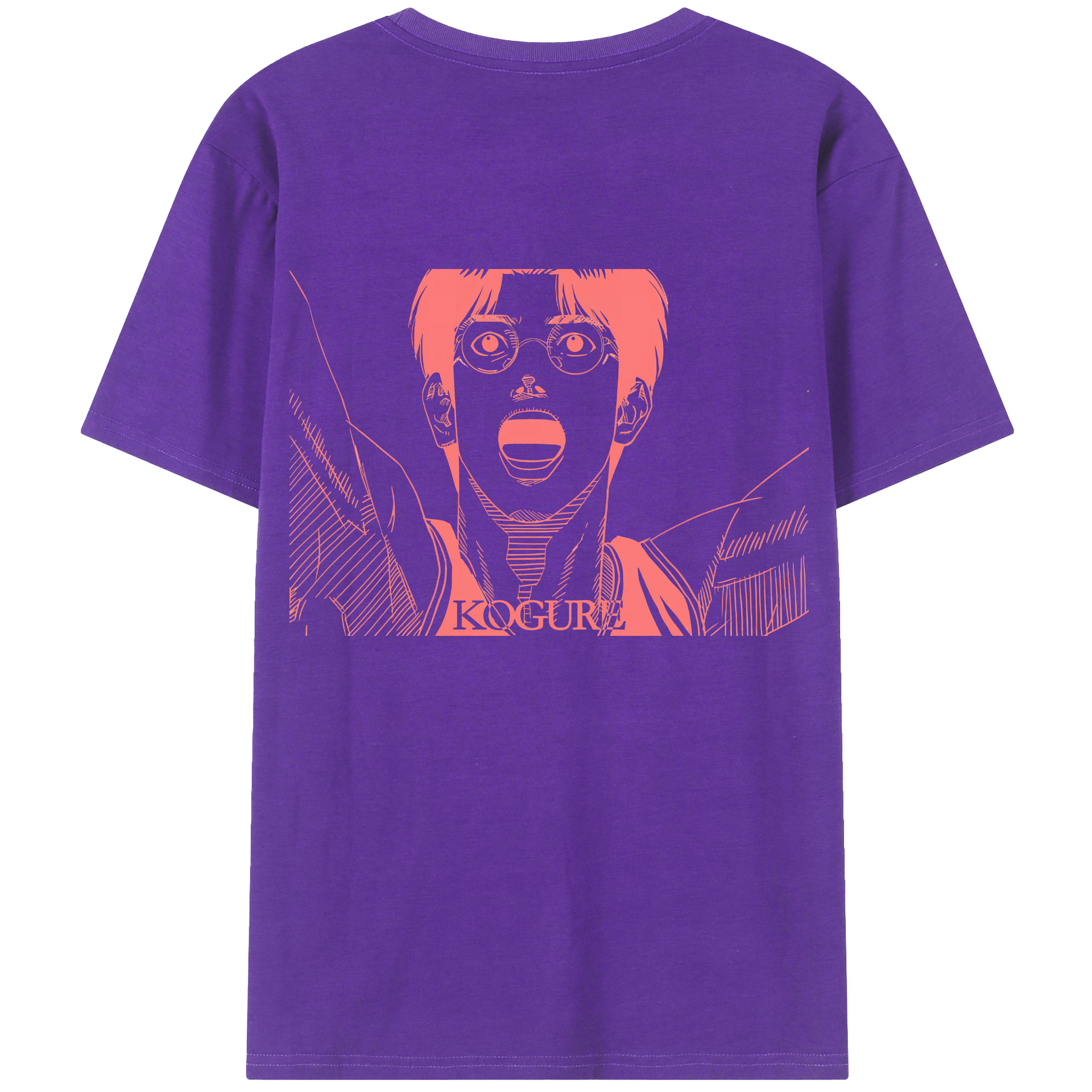 SLAM DUNK／スラムダンク 綿100％半袖Tシャツ（背面プリント）