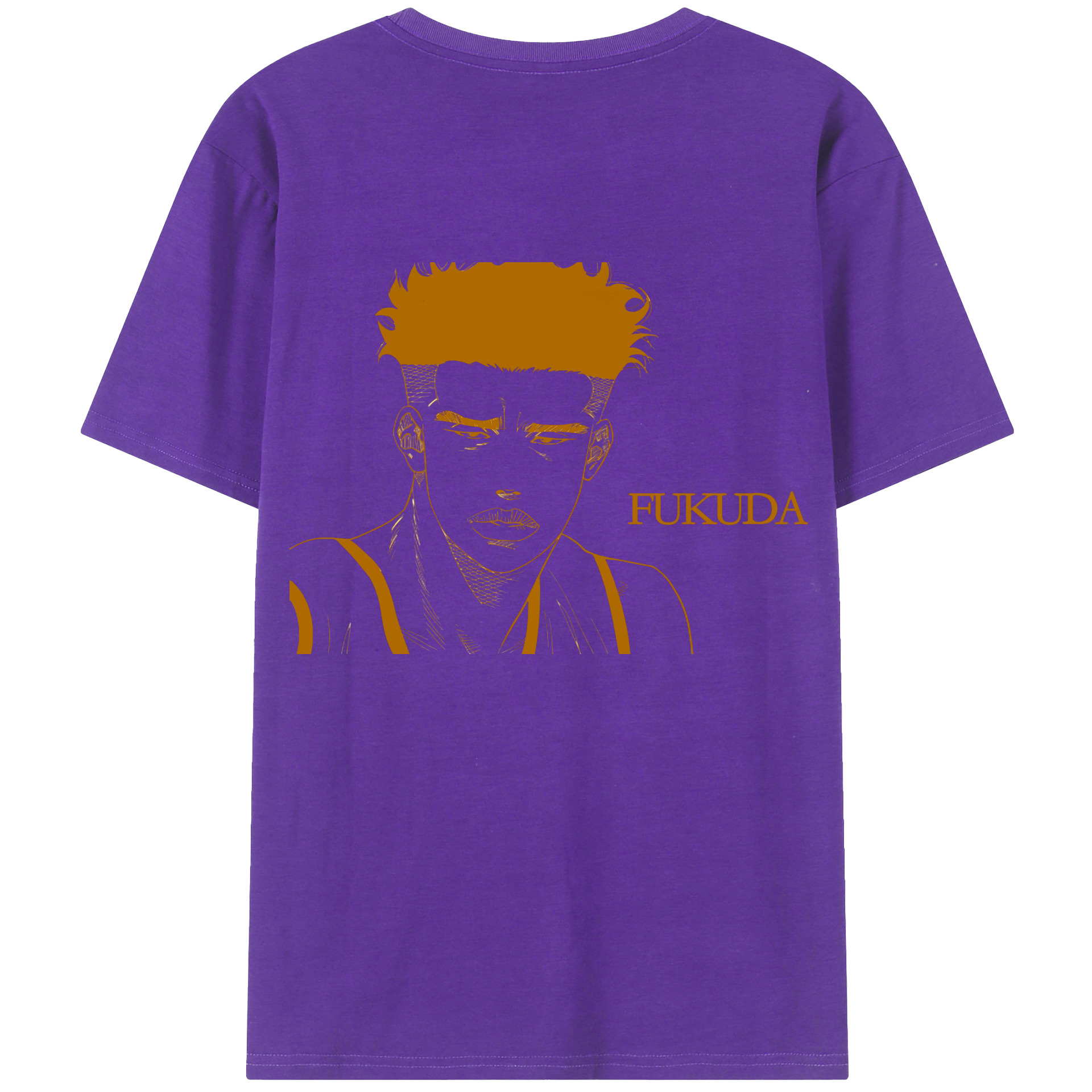 SLAM DUNK／スラムダンク 綿100％半袖Tシャツ（背面プリント）
