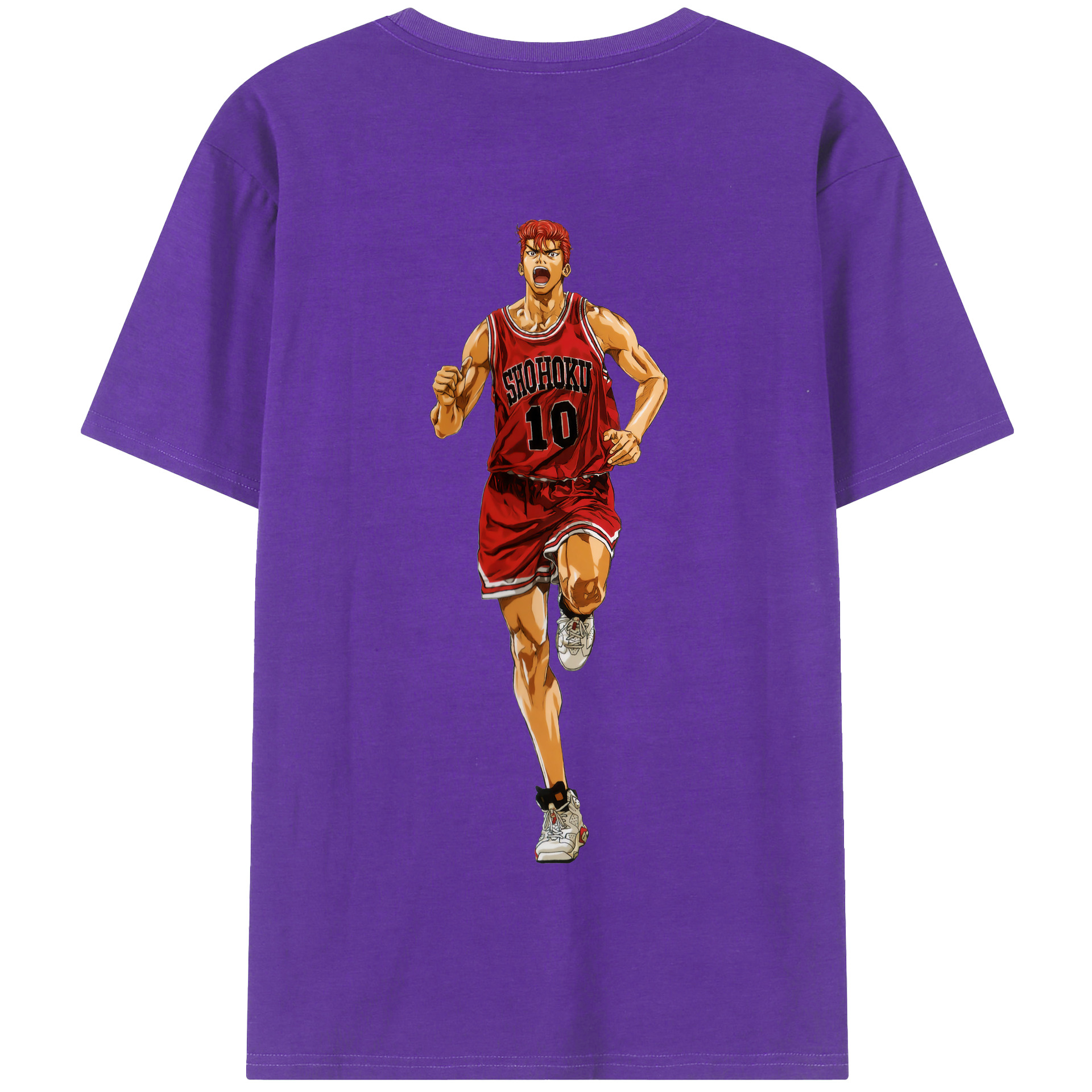 SLAM DUNK／スラムダンク 綿100％半袖Tシャツ（背面プリント）