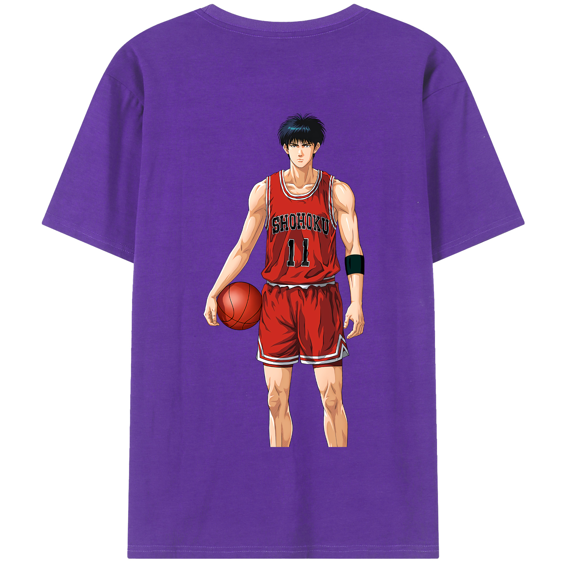 SLAM DUNK／スラムダンク 綿100％半袖Tシャツ（背面プリント）