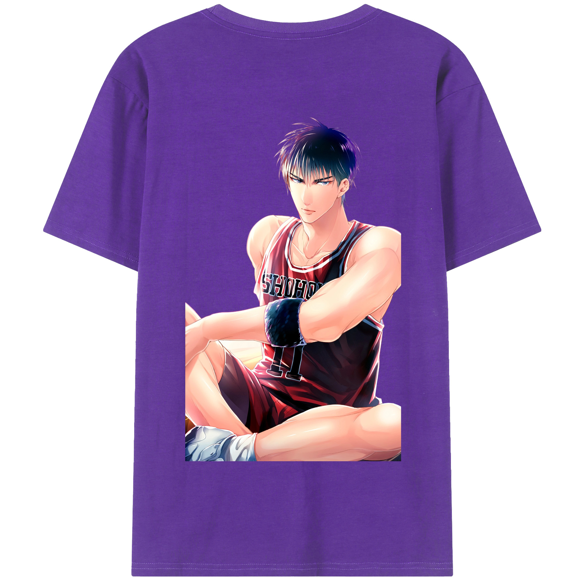 SLAM DUNK／スラムダンク 綿100％半袖Tシャツ（背面プリント）