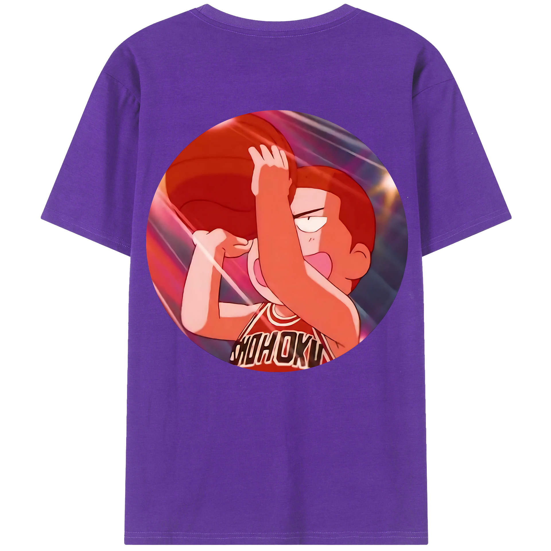 （画像用） SLAM DUNK／スラムダンク 綿100％半袖Tシャツ（背面プリント）