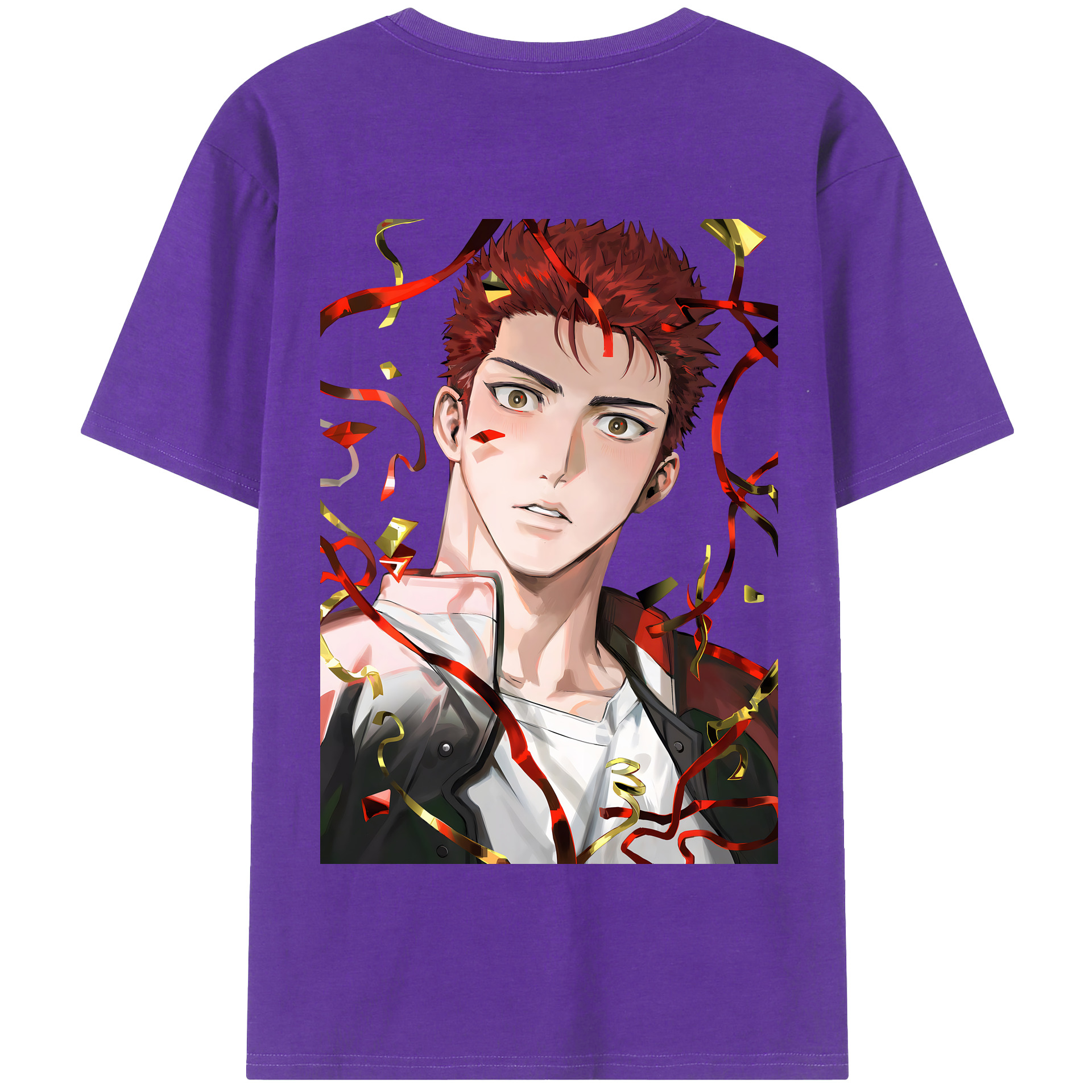 SLAM DUNK／スラムダンク 綿100％半袖Tシャツ（背面プリント）