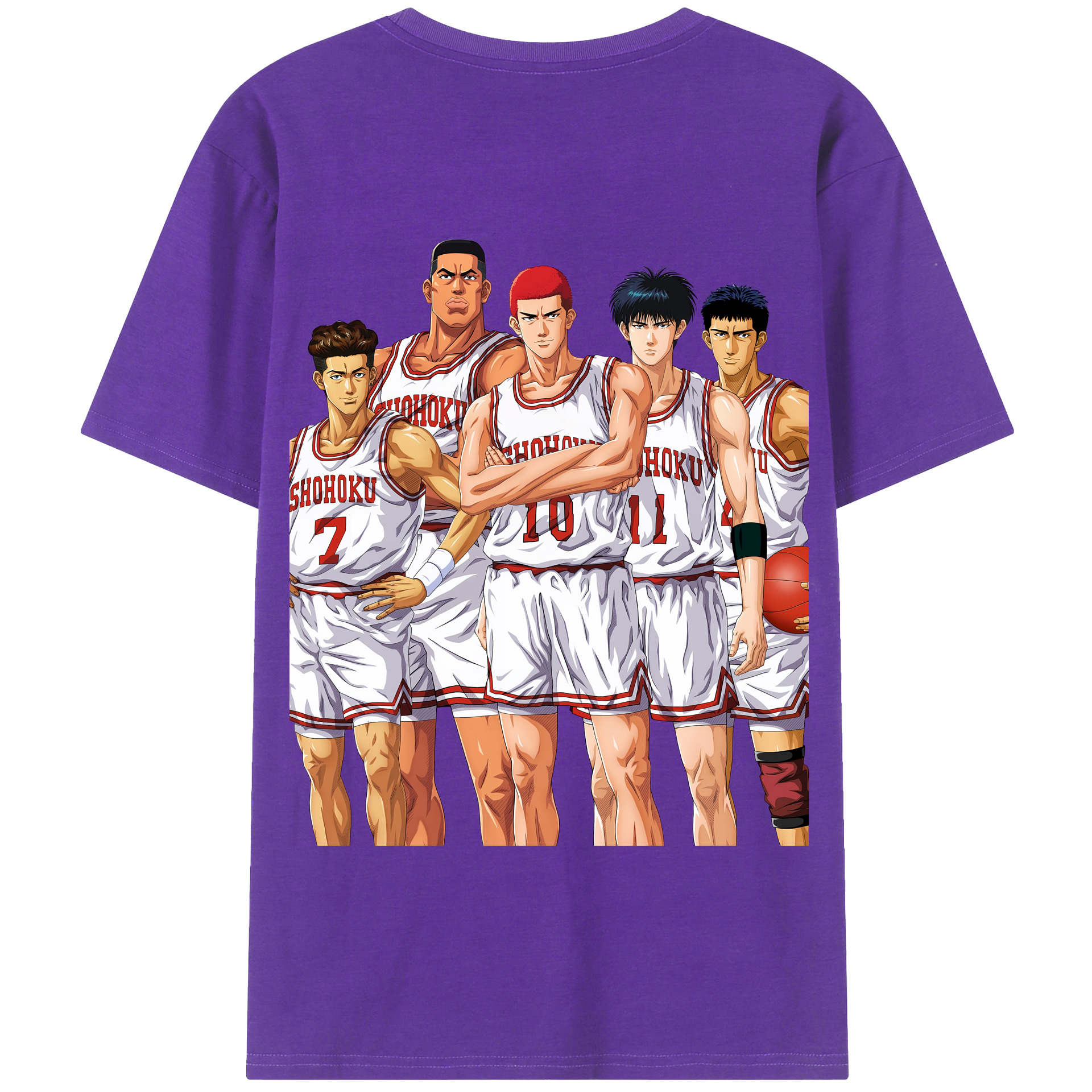 （画像用） SLAM DUNK／スラムダンク 綿100％半袖Tシャツ（背面プリント）