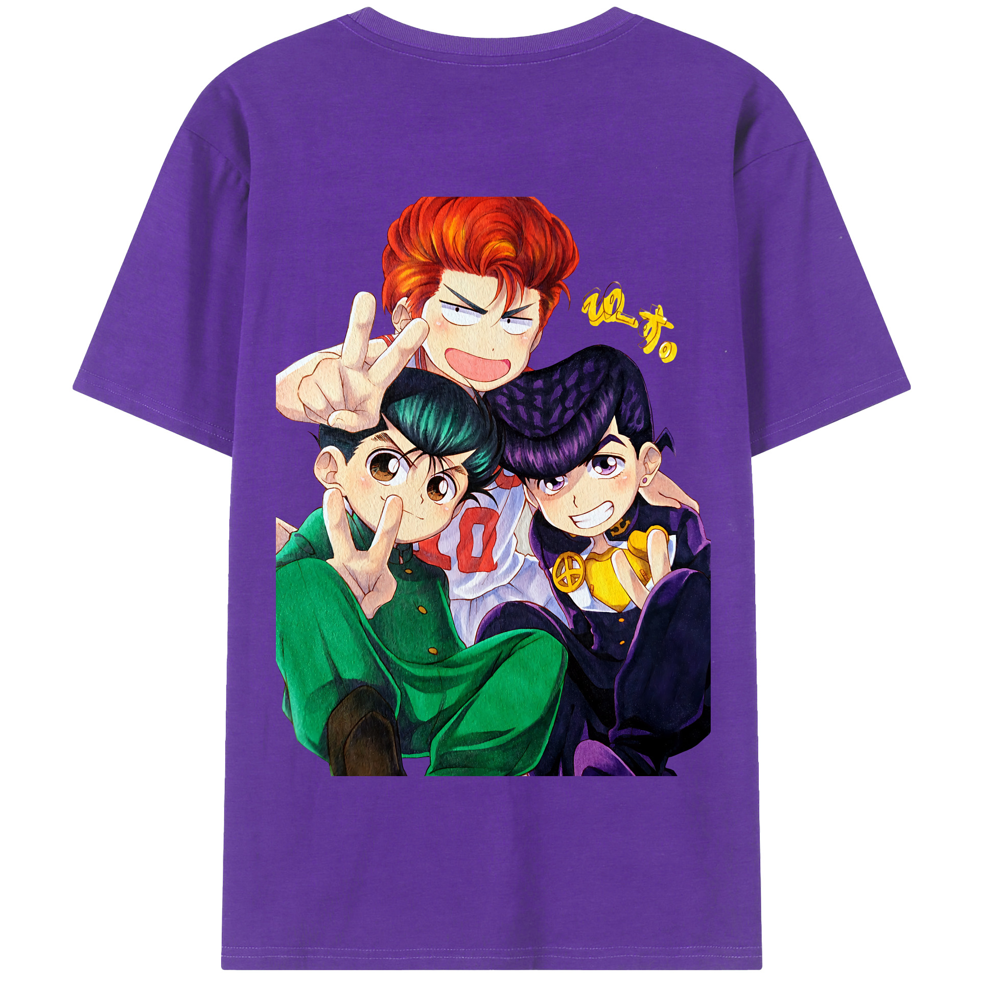 SLAM DUNK／スラムダンク 綿100％半袖Tシャツ（背面プリント）