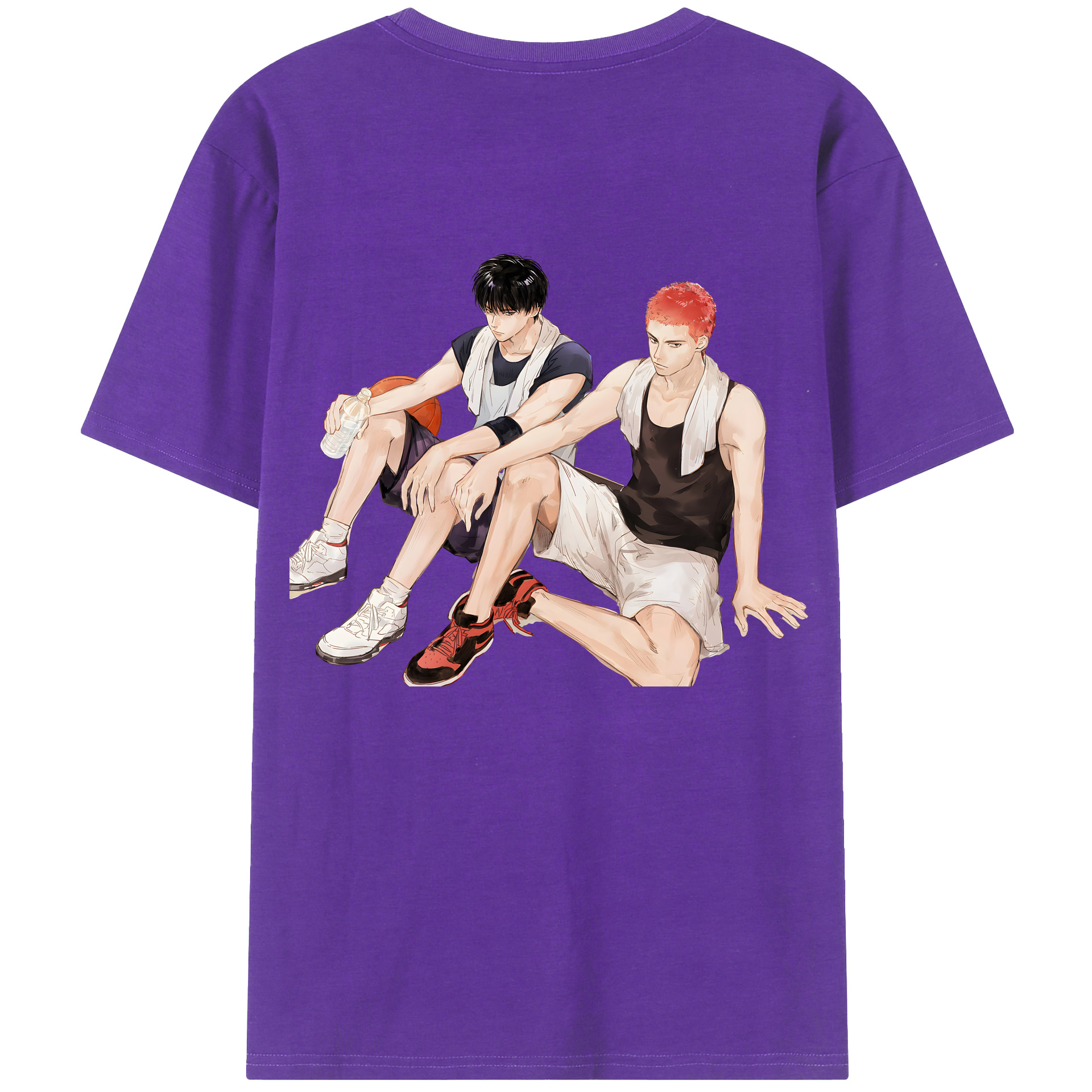 （画像用） SLAM DUNK／スラムダンク 綿100％半袖Tシャツ（背面プリント）