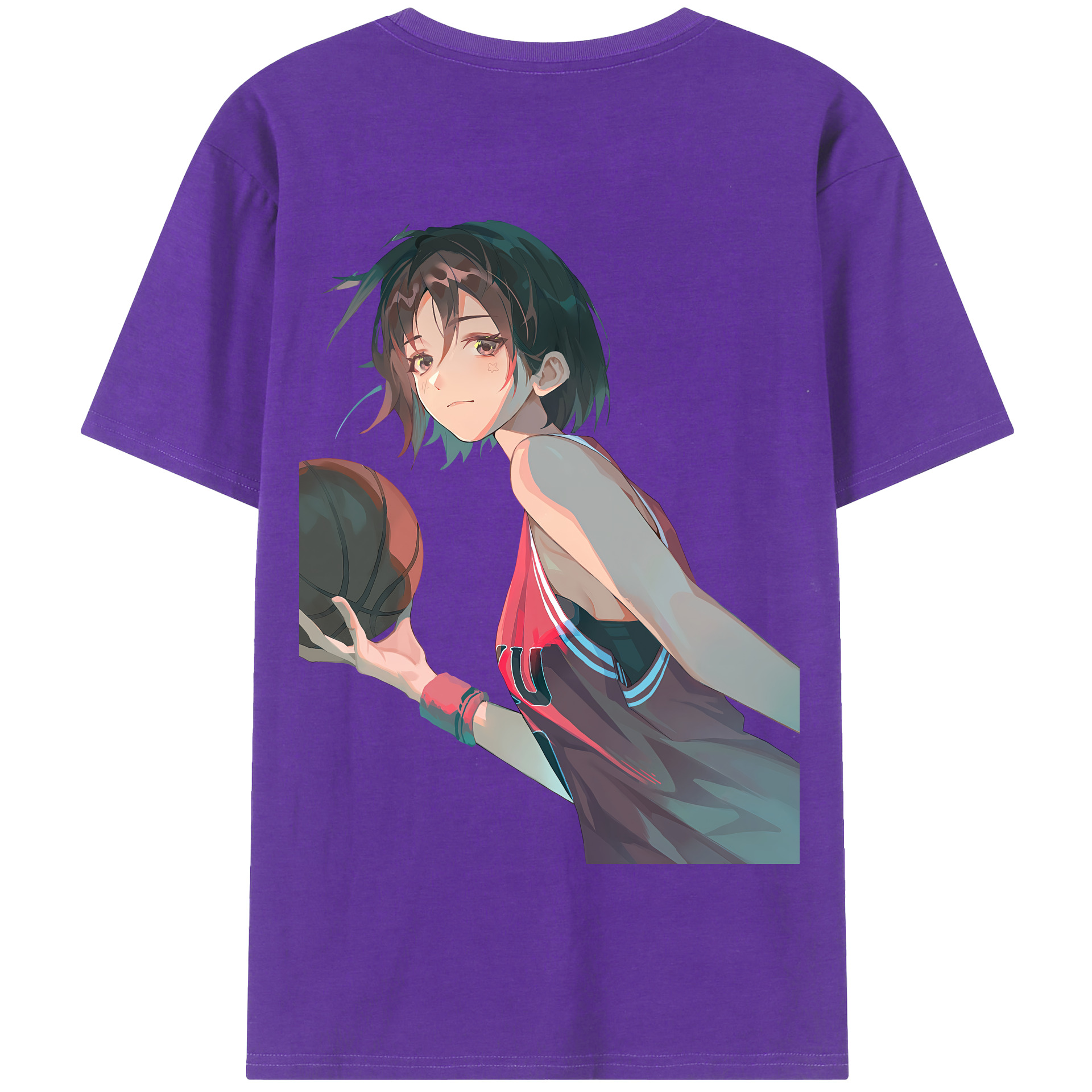 （画像用） SLAM DUNK／スラムダンク 綿100％半袖Tシャツ（背面プリント）