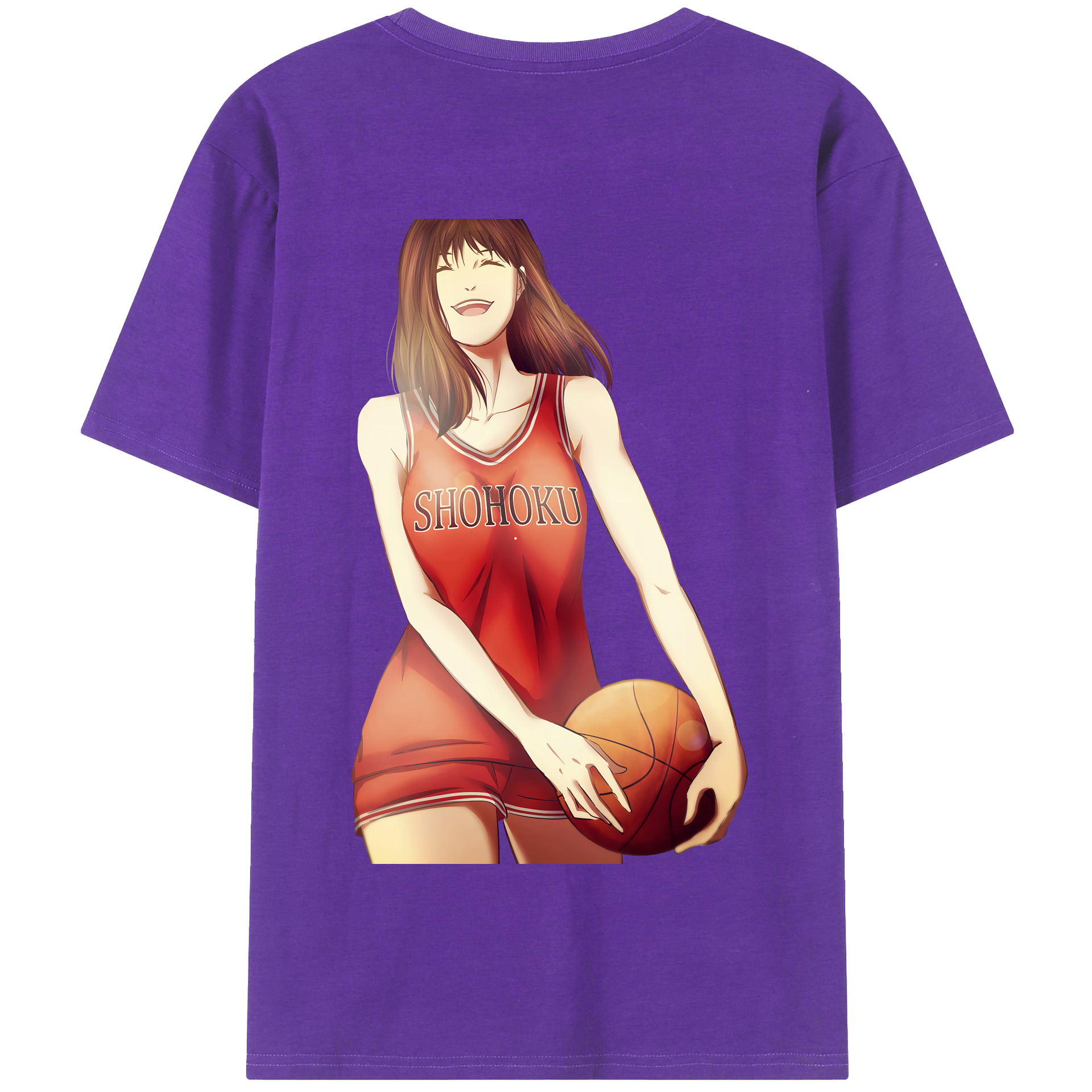 SLAM DUNK／スラムダンク 綿100％半袖Tシャツ（背面プリント）