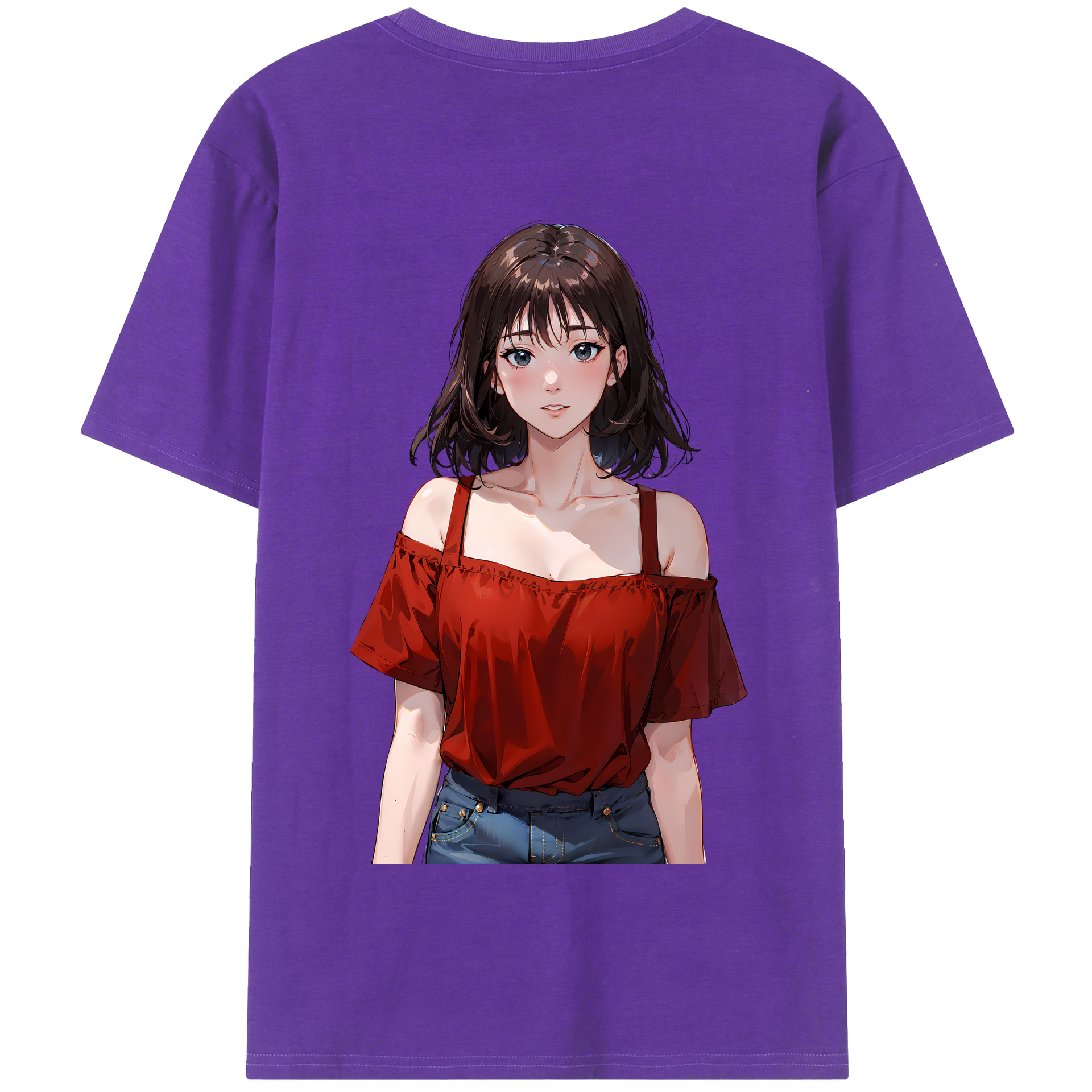 SLAM DUNK／スラムダンク 綿100％半袖Tシャツ（背面プリント）