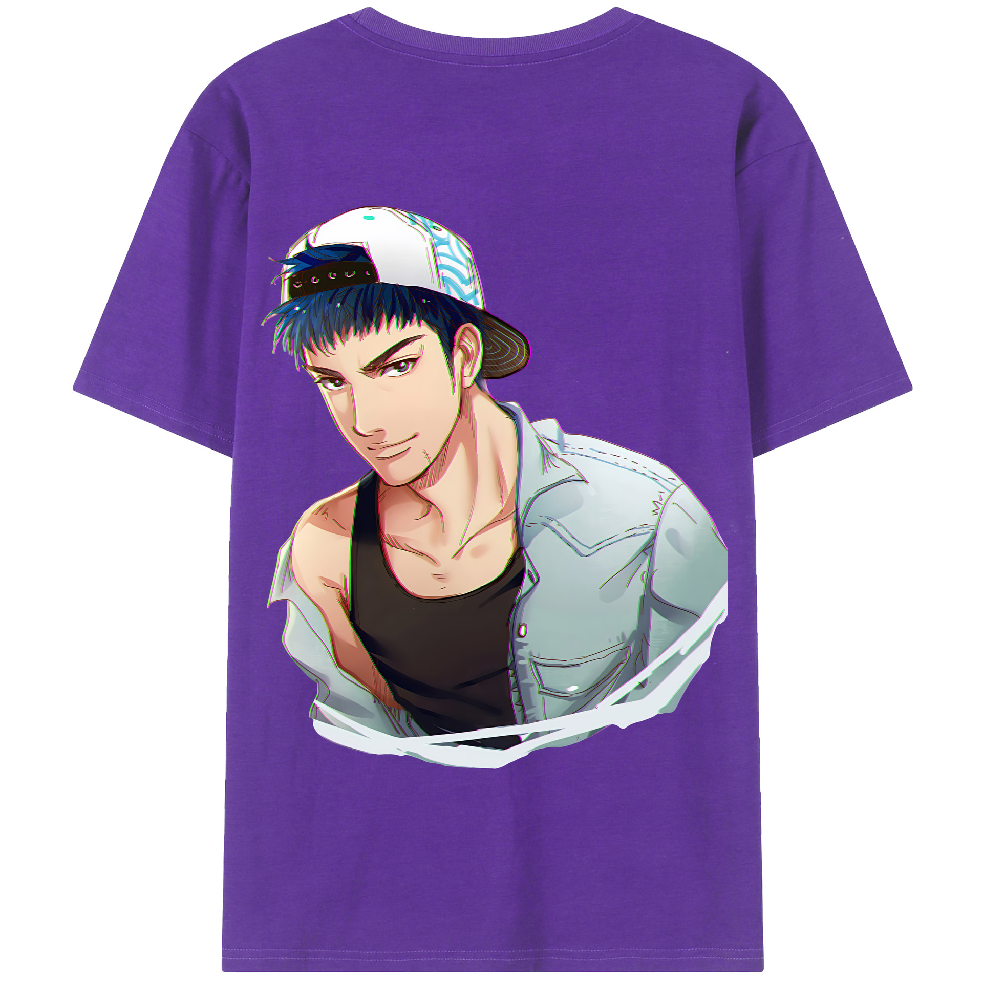 SLAM DUNK／スラムダンク 綿100％半袖Tシャツ（背面プリント）