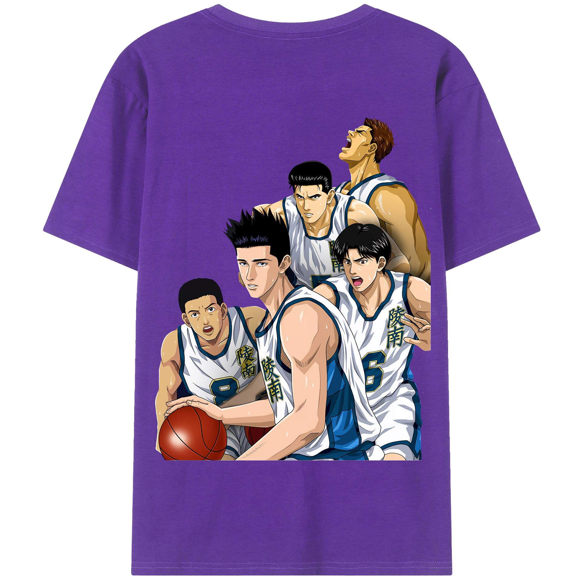 （画像用） SLAM DUNK／スラムダンク 綿100％半袖Tシャツ（背面プリント）