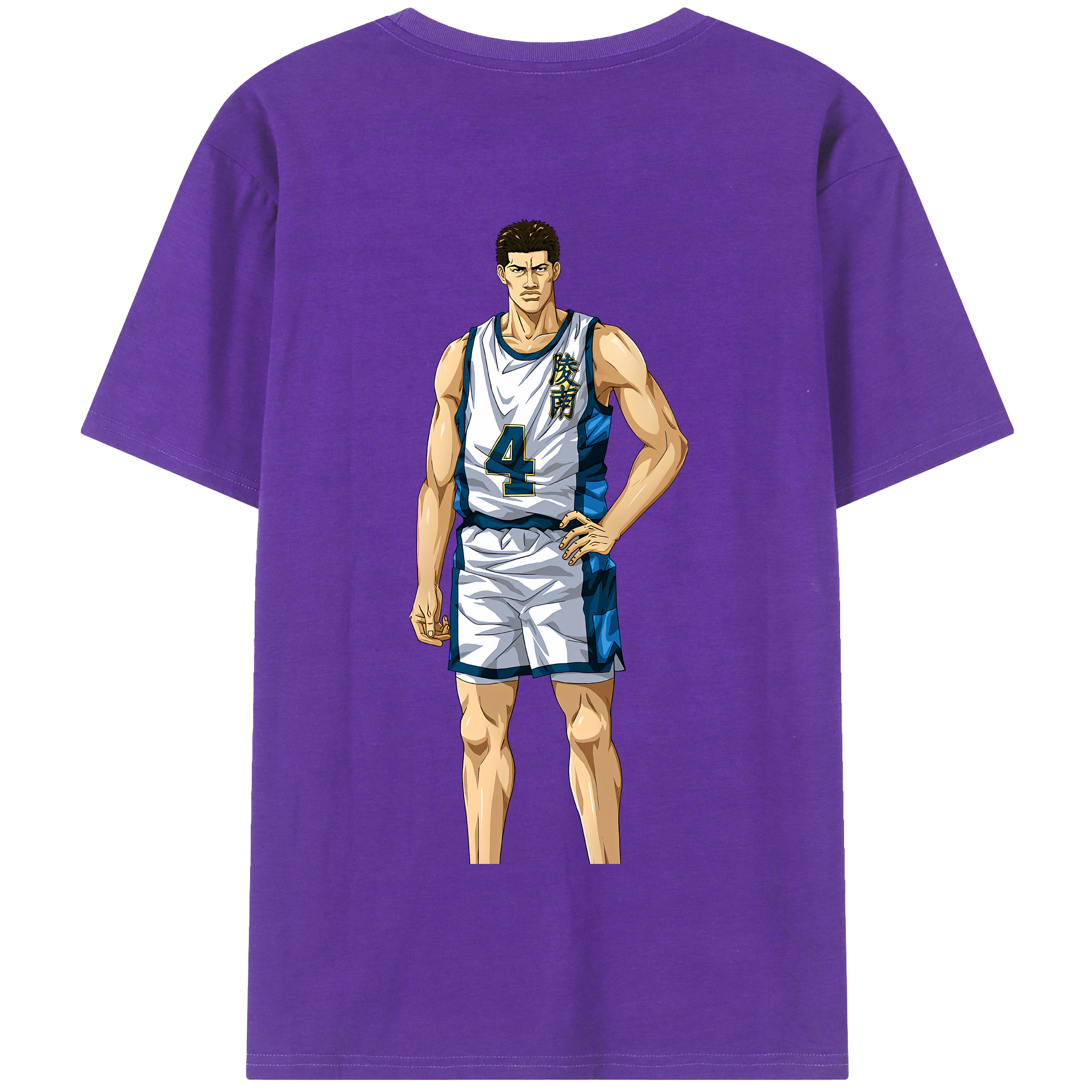 SLAM DUNK／スラムダンク 綿100％半袖Tシャツ（背面プリント）