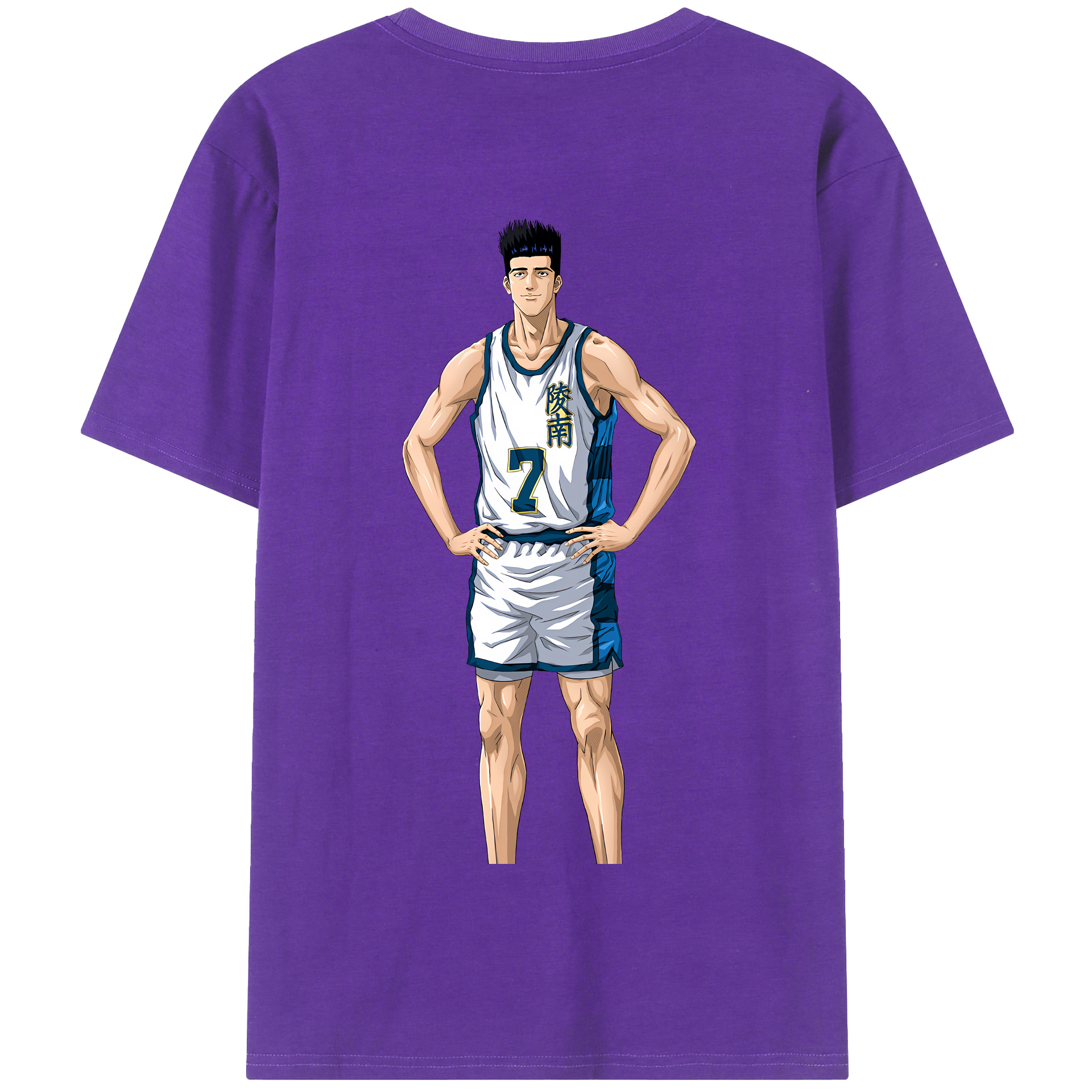 （画像用） SLAM DUNK／スラムダンク 綿100％半袖Tシャツ（背面プリント）