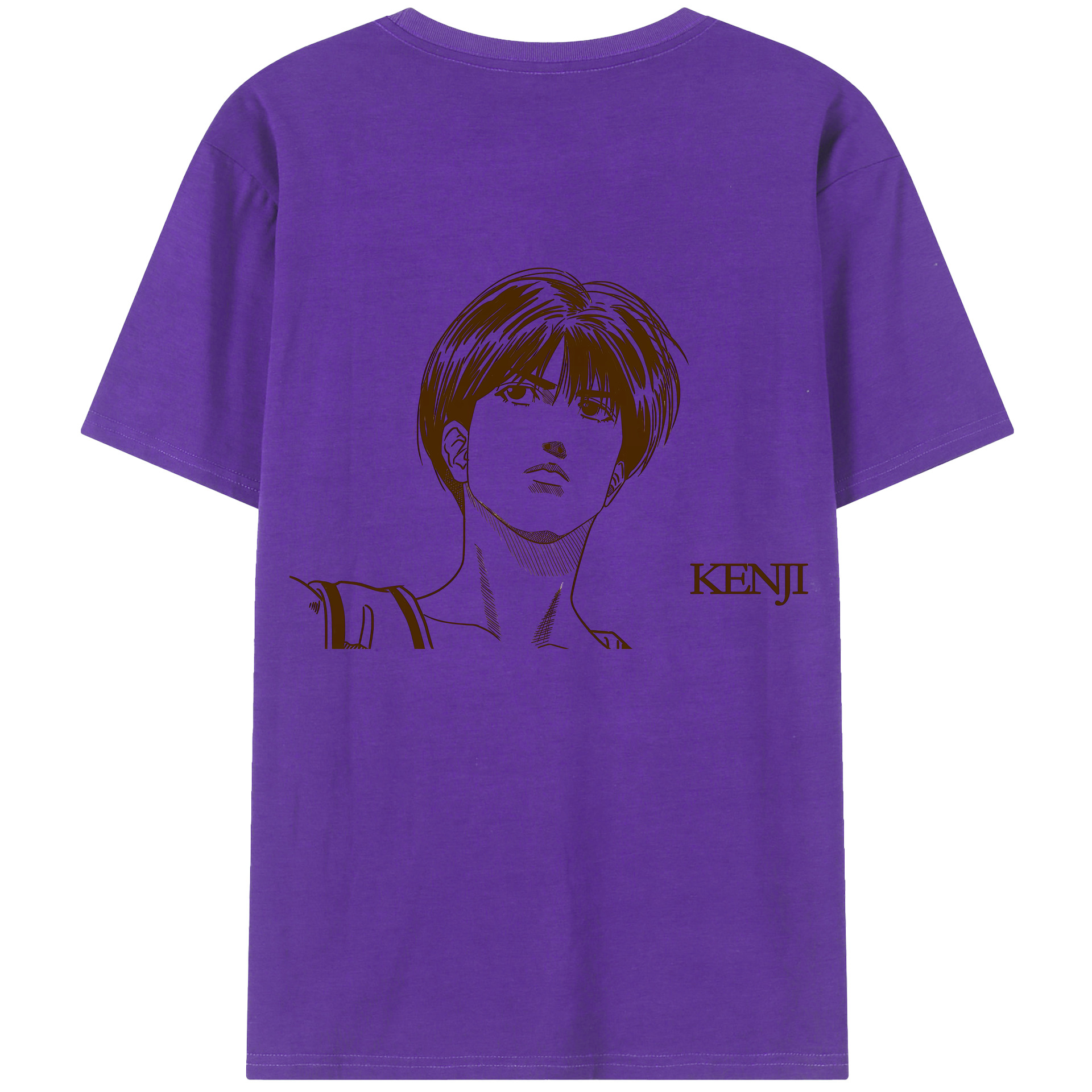 SLAM DUNK／スラムダンク 綿100％半袖Tシャツ（背面プリント）