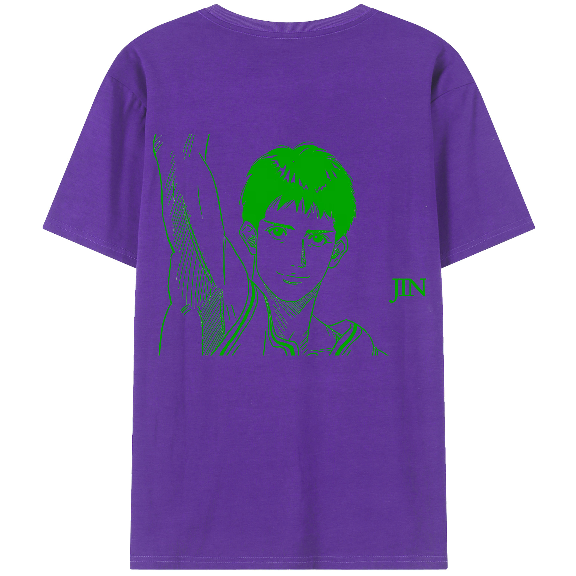 SLAM DUNK／スラムダンク 綿100％半袖Tシャツ（背面プリント）