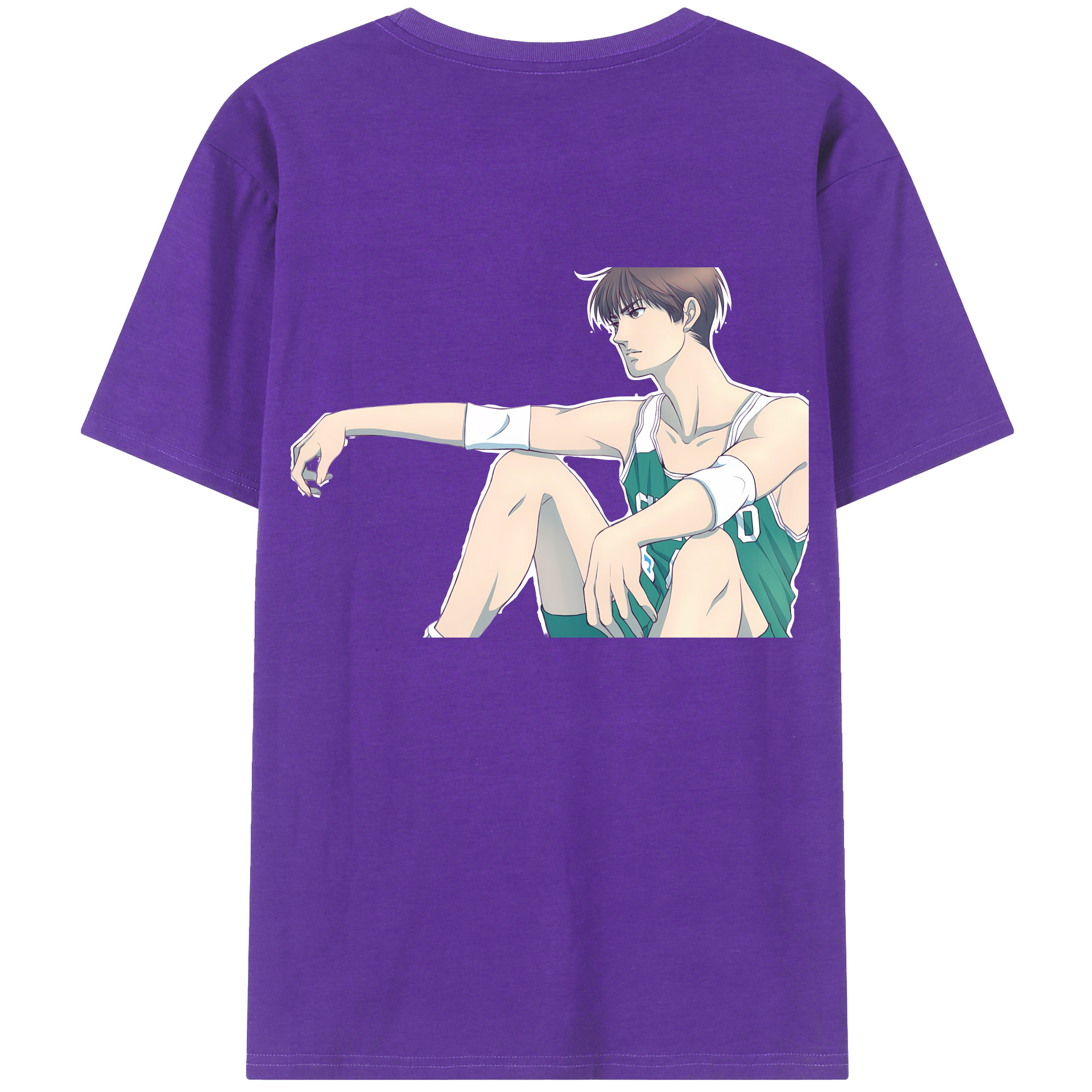SLAM DUNK／スラムダンク 綿100％半袖Tシャツ（背面プリント）