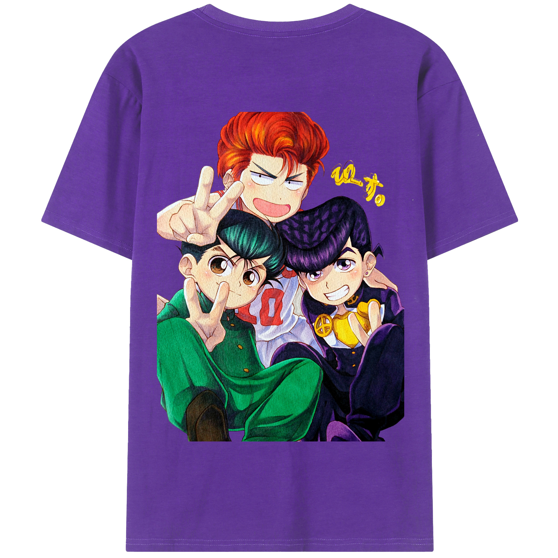 SLAM DUNK／スラムダンク 綿100％半袖Tシャツ（背面プリント）