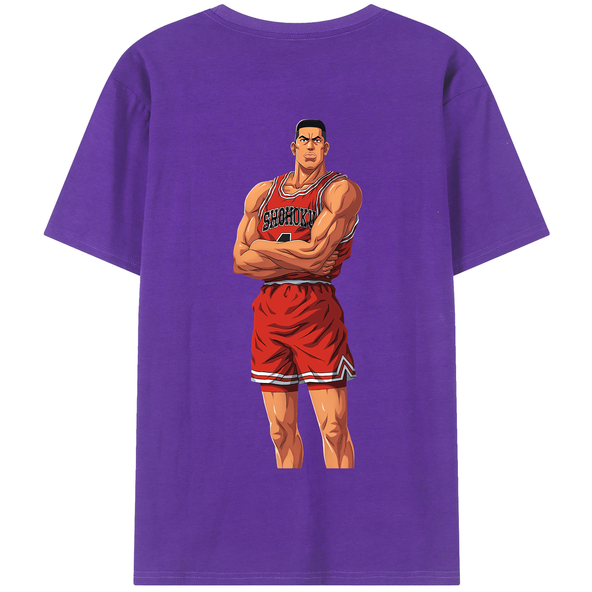 （画像用） SLAM DUNK／スラムダンク 綿100％半袖Tシャツ（背面プリント）