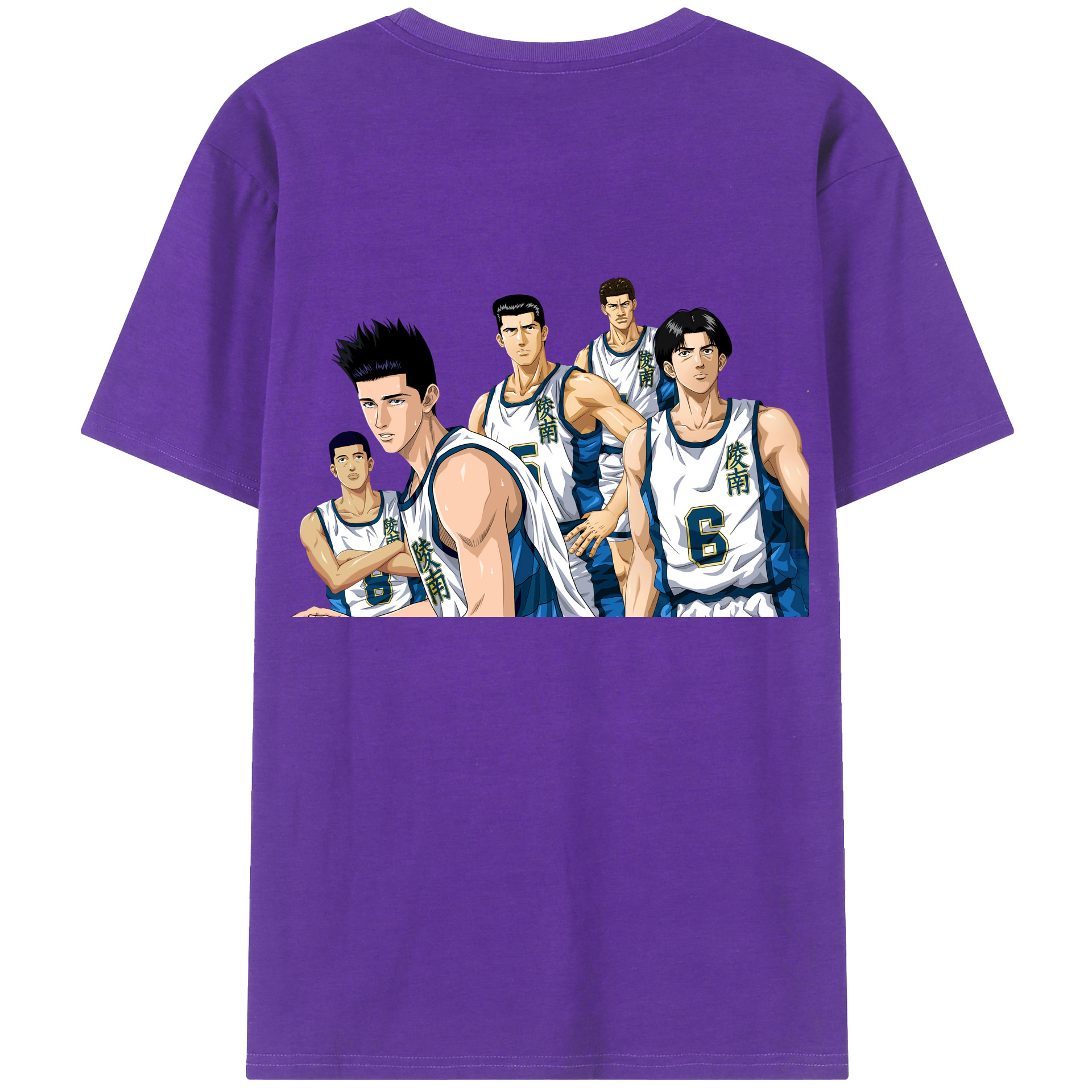 SLAM DUNK／スラムダンク 綿100％半袖Tシャツ（背面プリント）