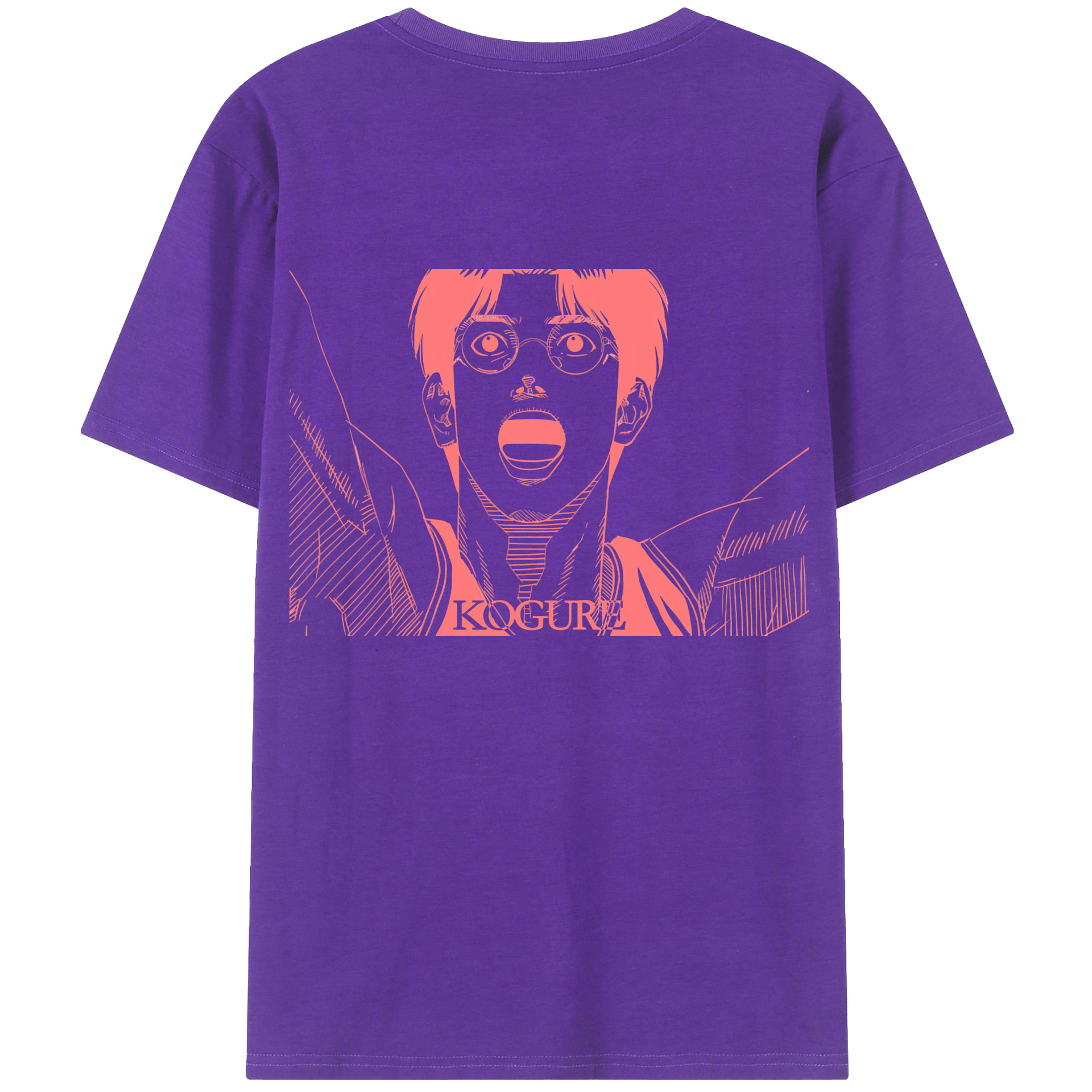 SLAM DUNK／スラムダンク 綿100％半袖Tシャツ（背面プリント）