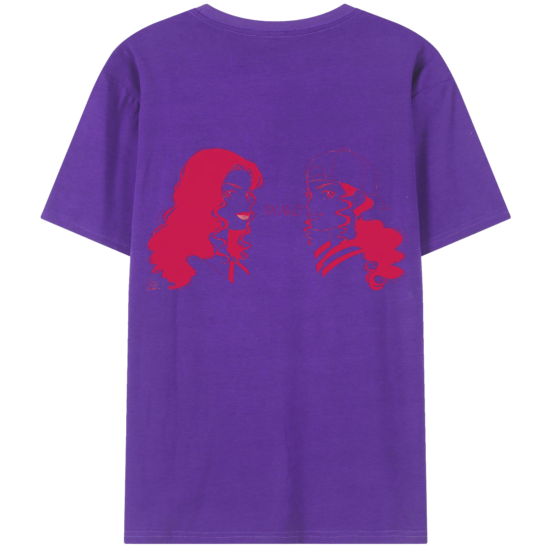 SLAM DUNK／スラムダンク 綿100％半袖Tシャツ（背面プリント）